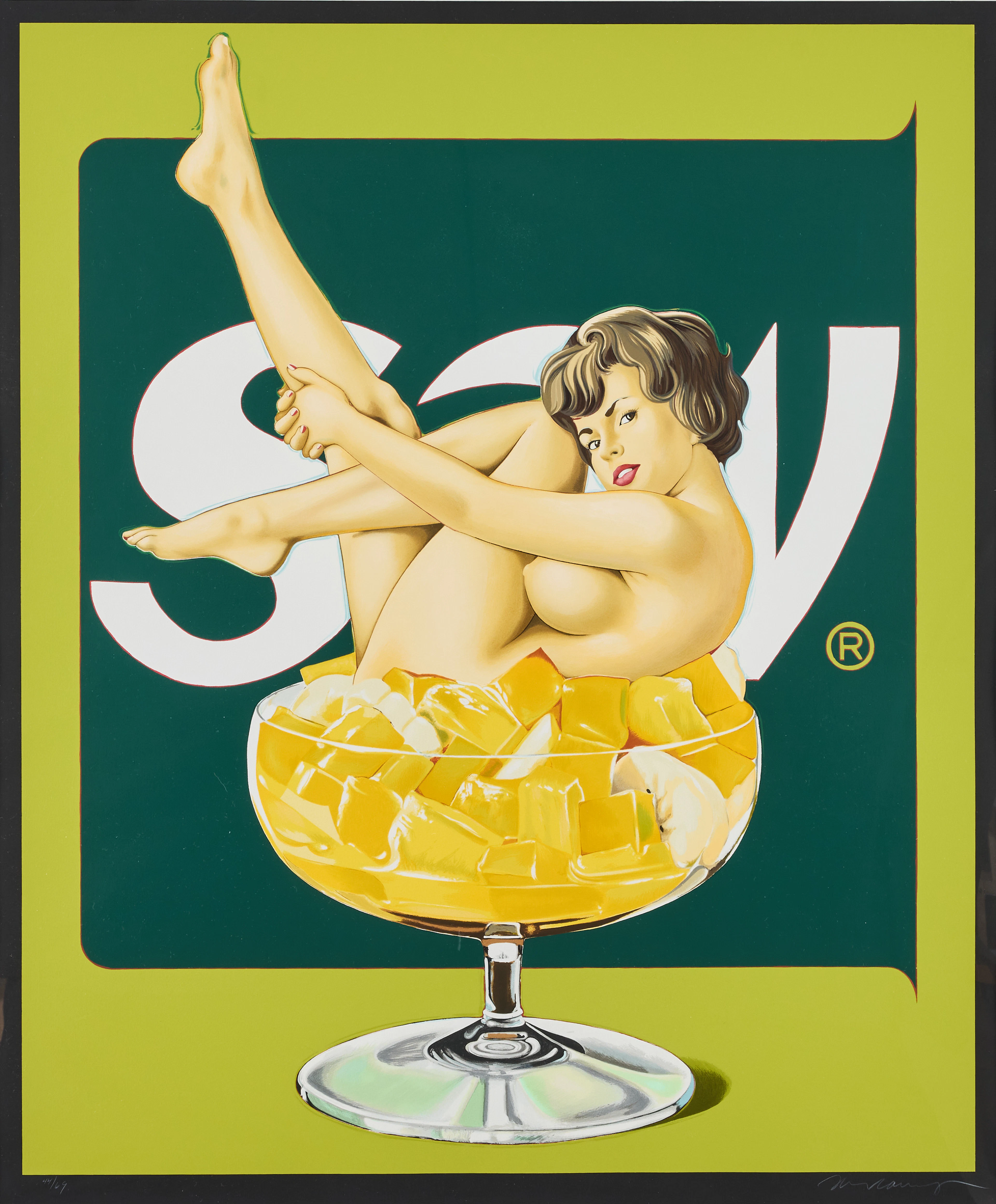 MEL RAMOS. "Miss Fruit Salad".