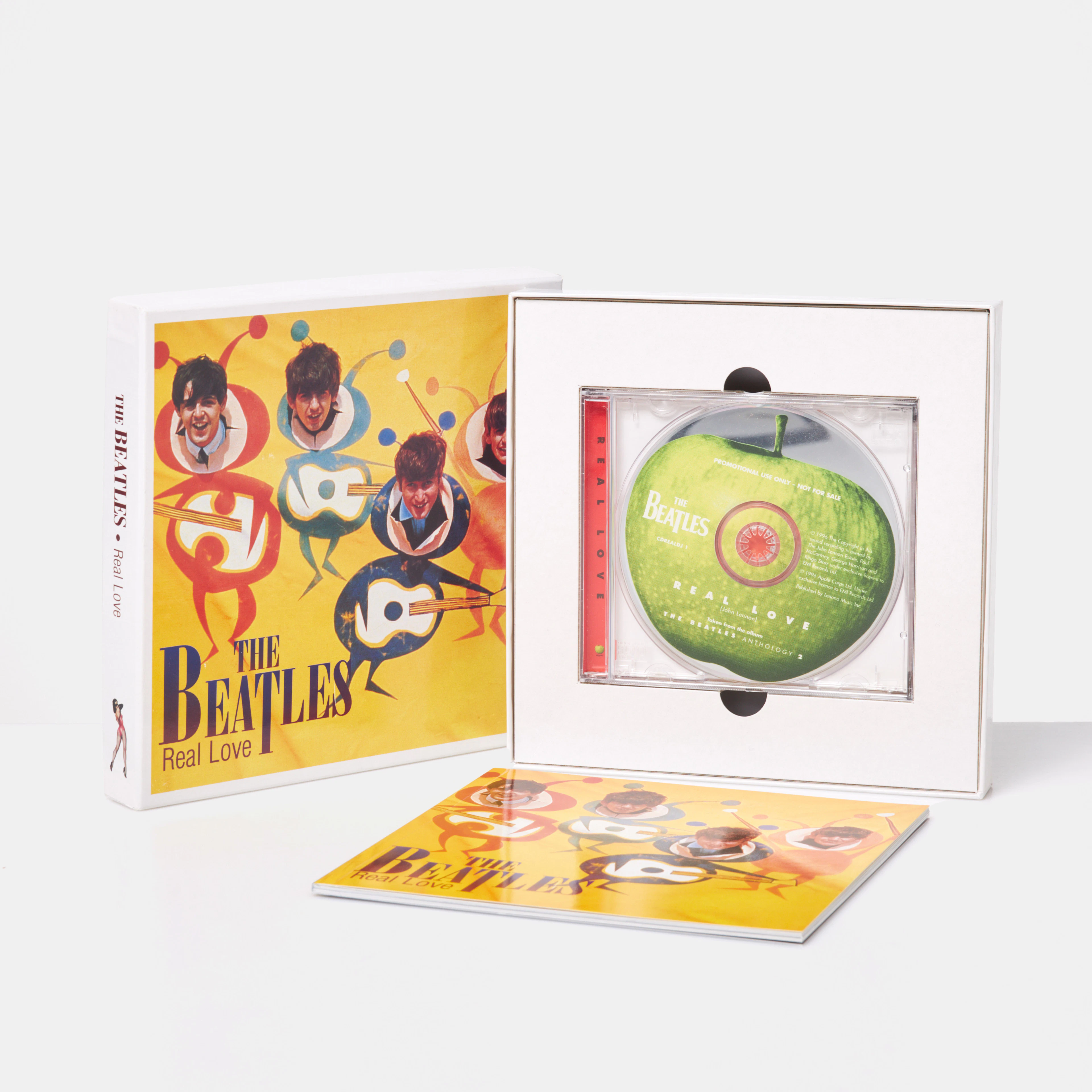 THE BEATLES, "Real Love CD limited edition med box och booklet" promo