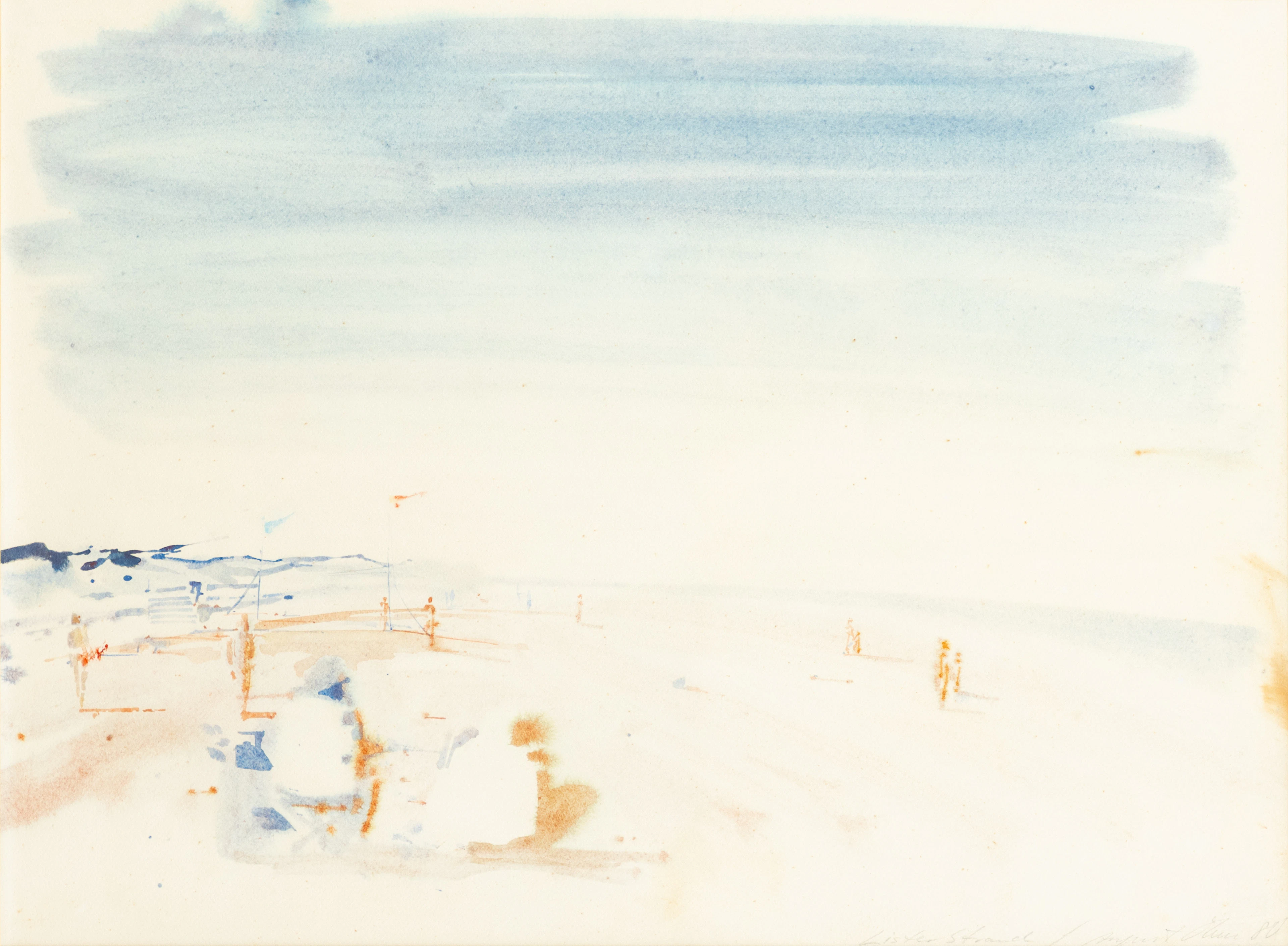 AUGUST OHM (GEB. 1943). Lister Strand auf Sylt.