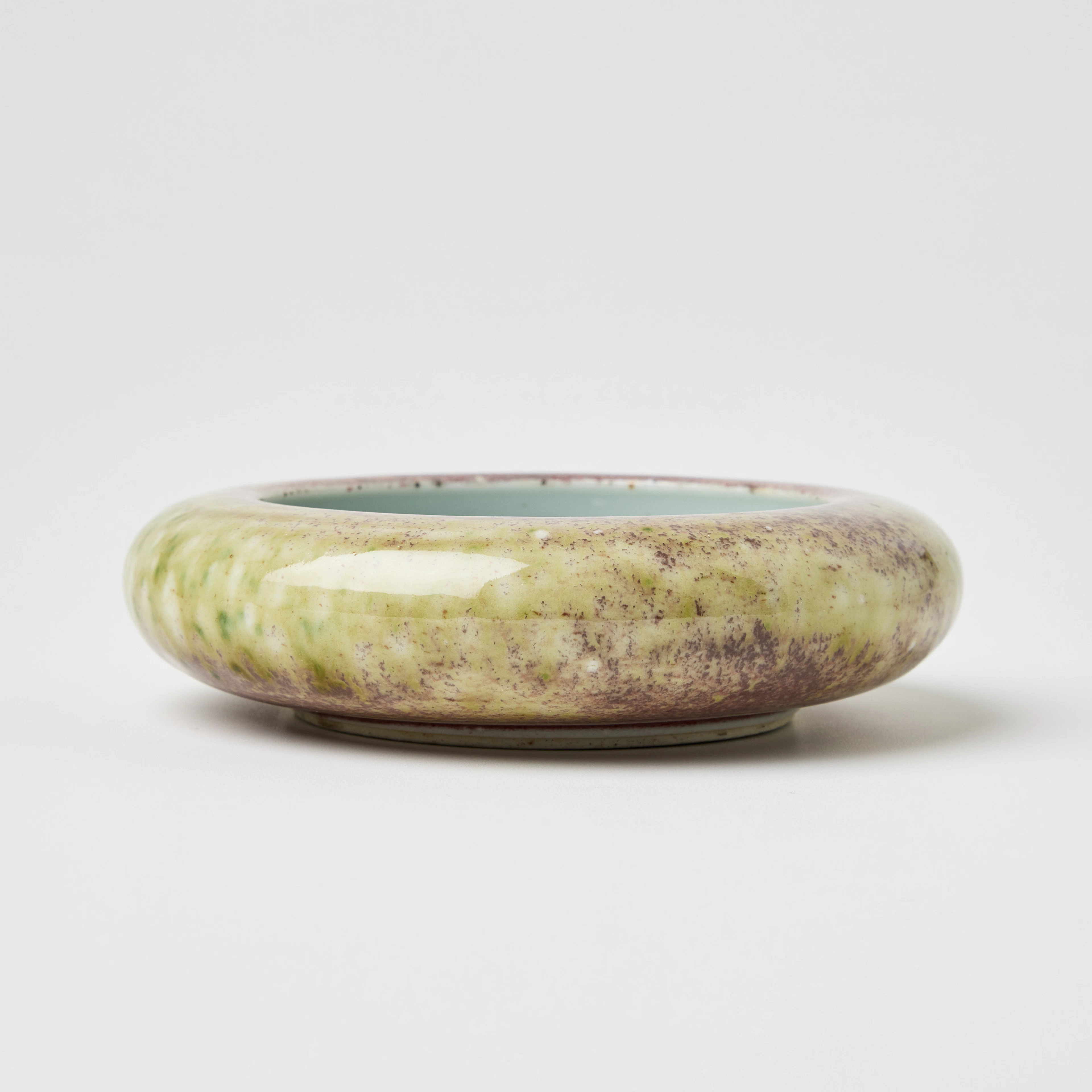 A Chinese Peachbloom-Glazed Porcelain Brush Washer, Tangluo Xi.