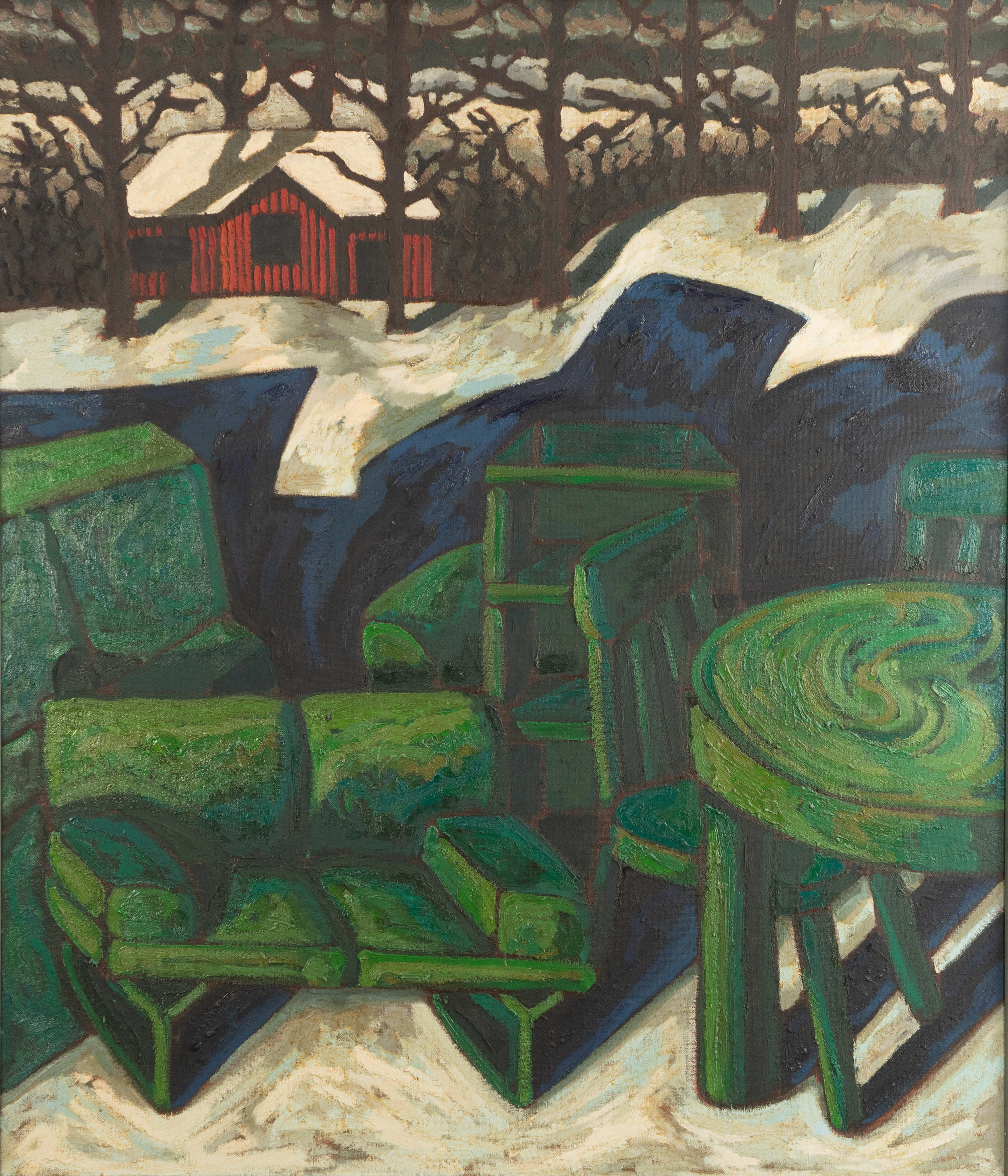 FRED MAERKER (GEB. 1950). Schneelandschaft III.