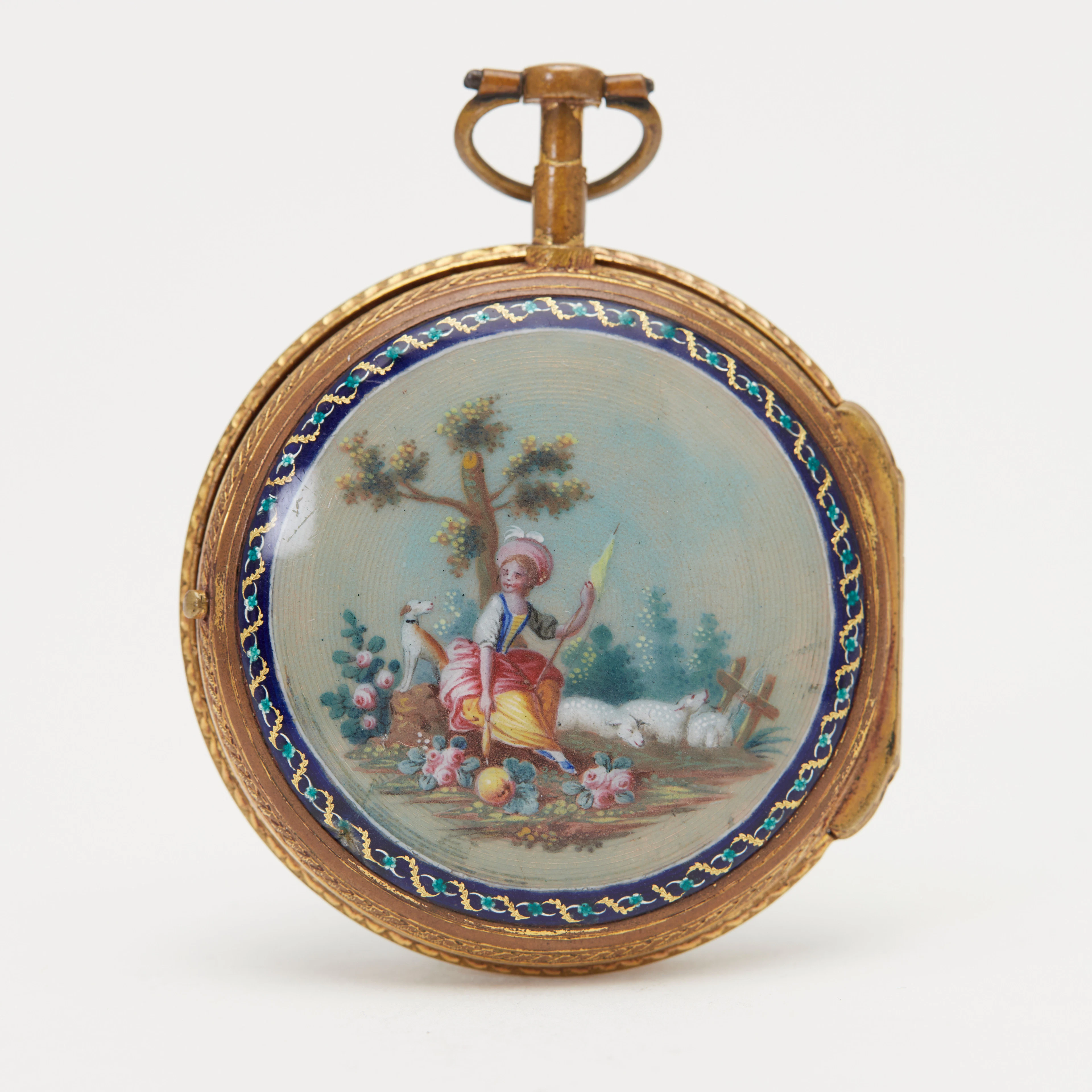 JN. LE ROY ´1 PARIS. Spindeltaschenuhr, Messing, um 1785, Louis XVI