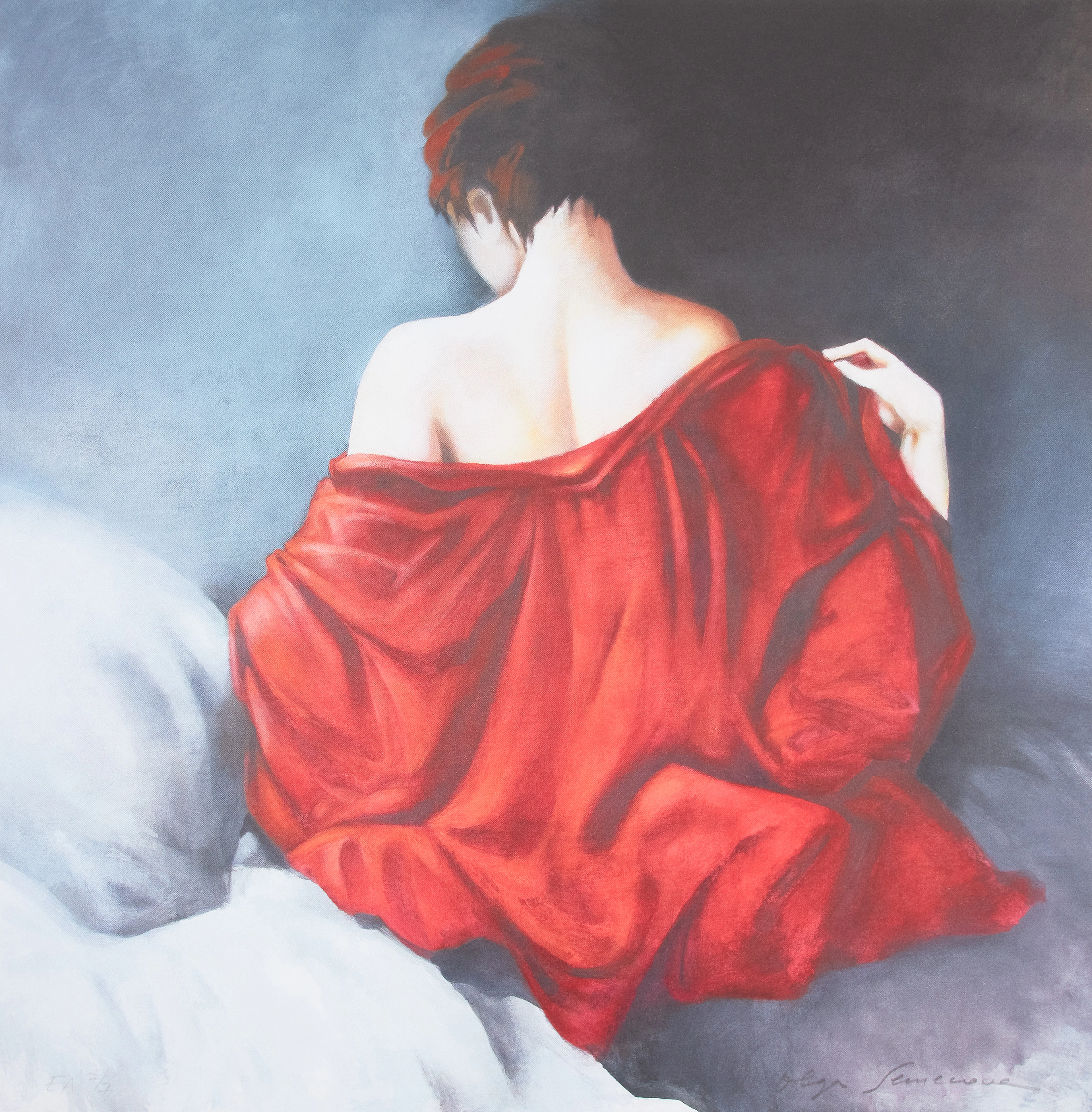 OLGA SEMENOVA. "Dream", pigmentprint, signerad och numrerad EA 7/7.