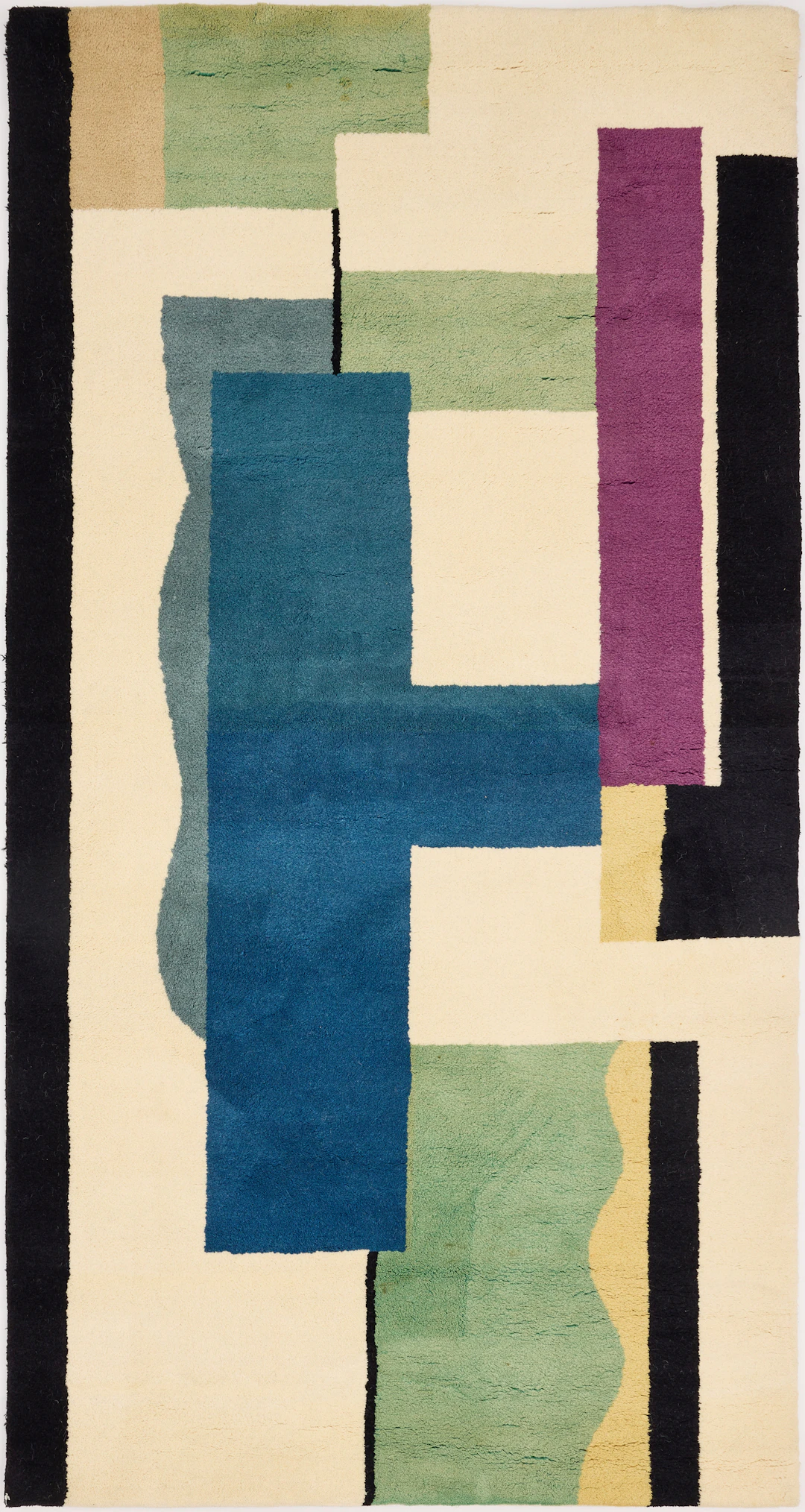FERNAND LÉGER. Komposition efter. "Blanc", matta, handknuten, komponerad