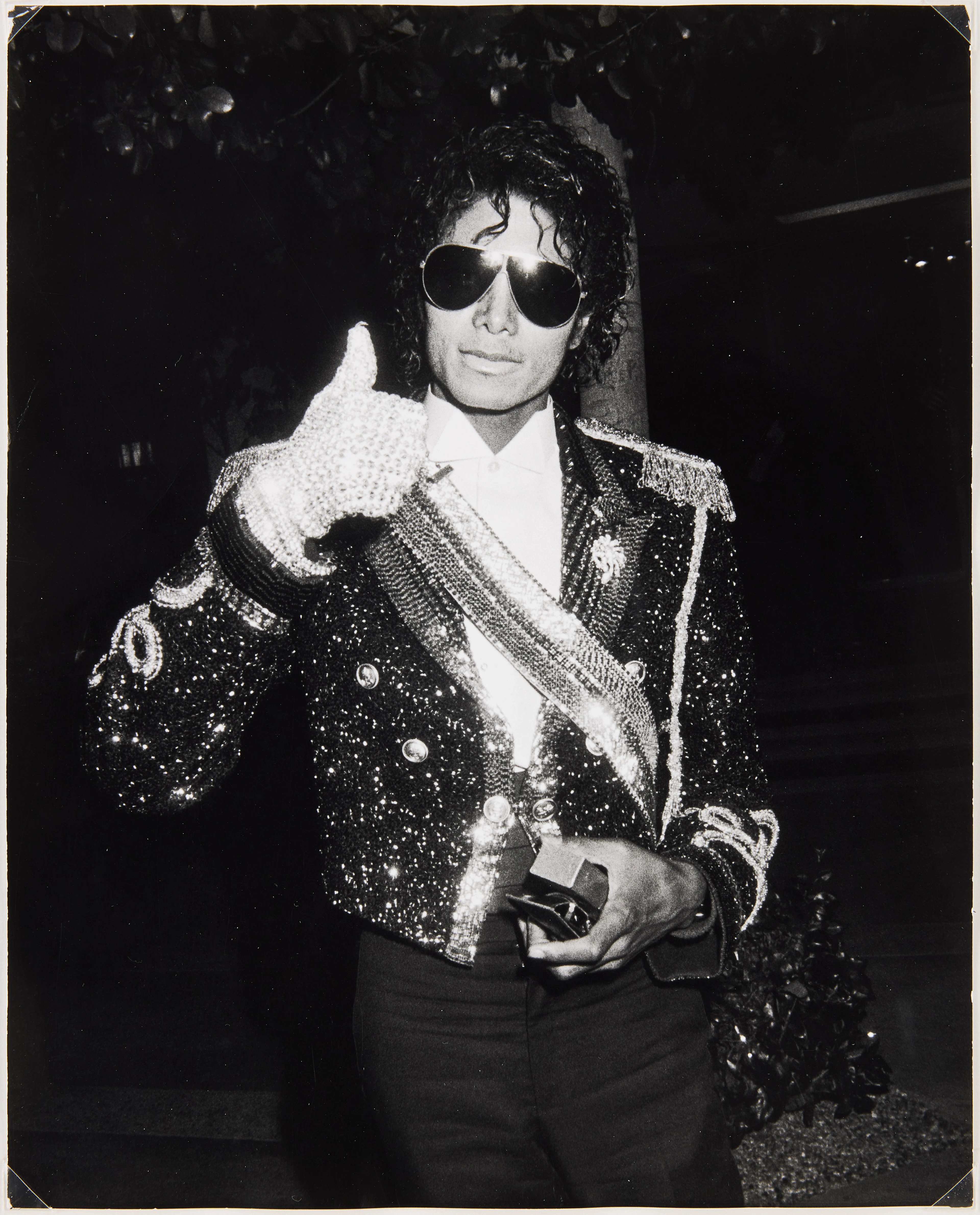 RON GALELLA. Michael Jackson, 26th Annual Grammy Awards After Party 1984.