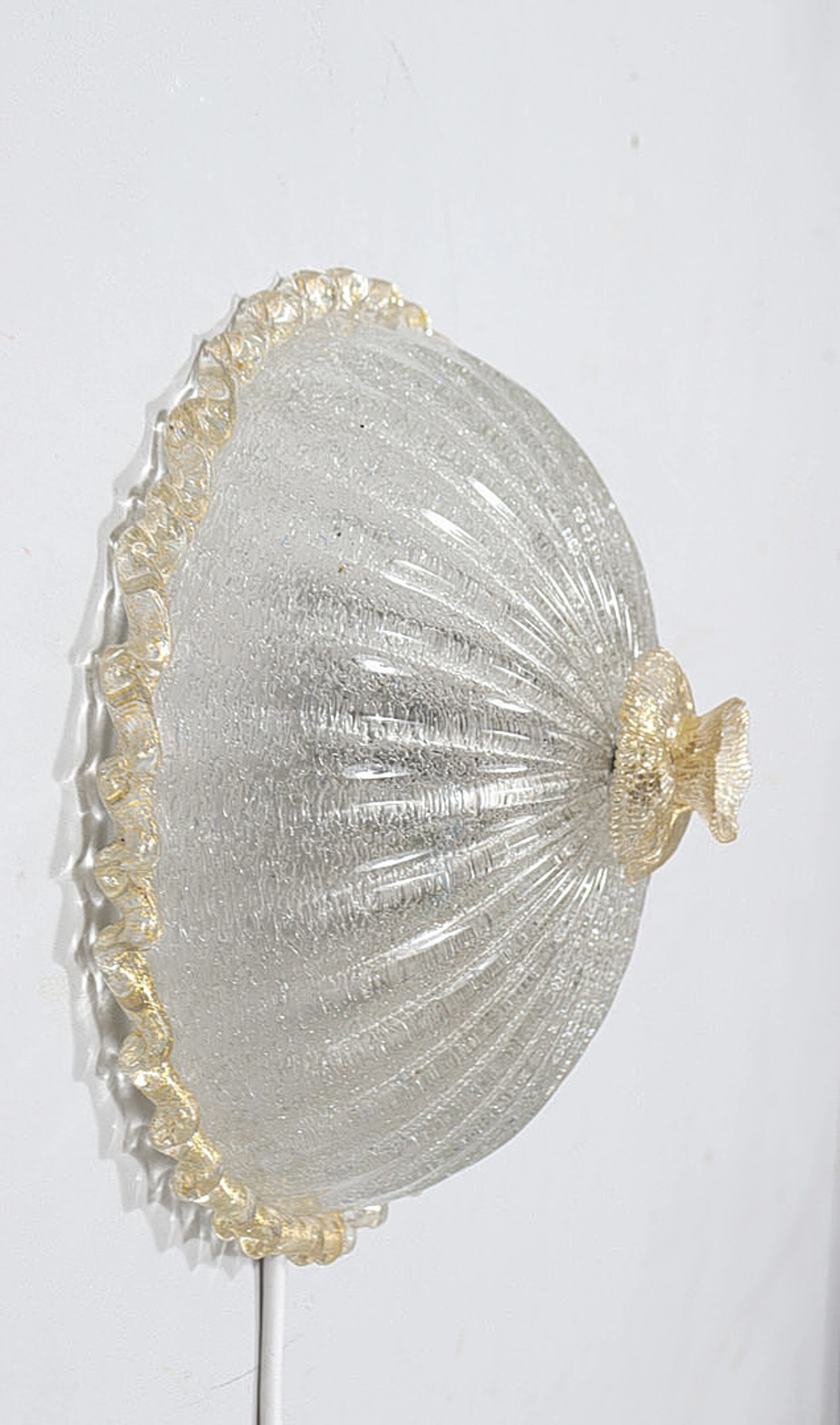 Murano Deckenlampe/Deckenleuchte von Barovier & Toso, Italien, 1970er Jahre.