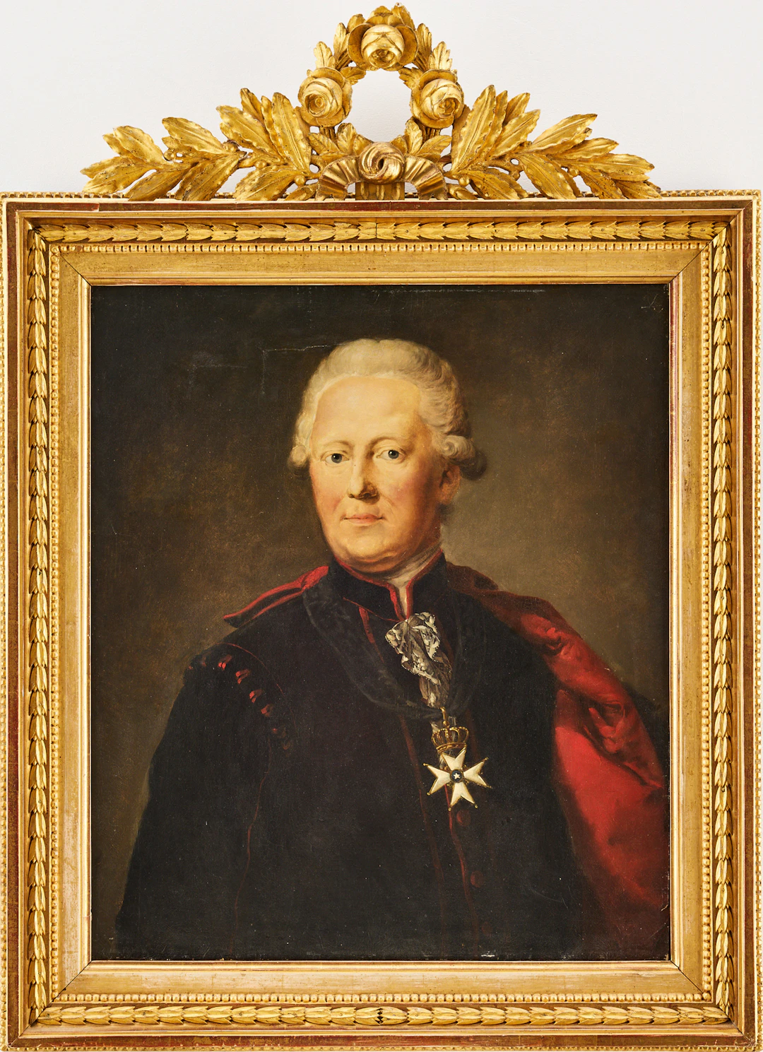 PER KRAFFT D.Ä. (1724-1793). Hans ateljé. Porträtt föreställande greve