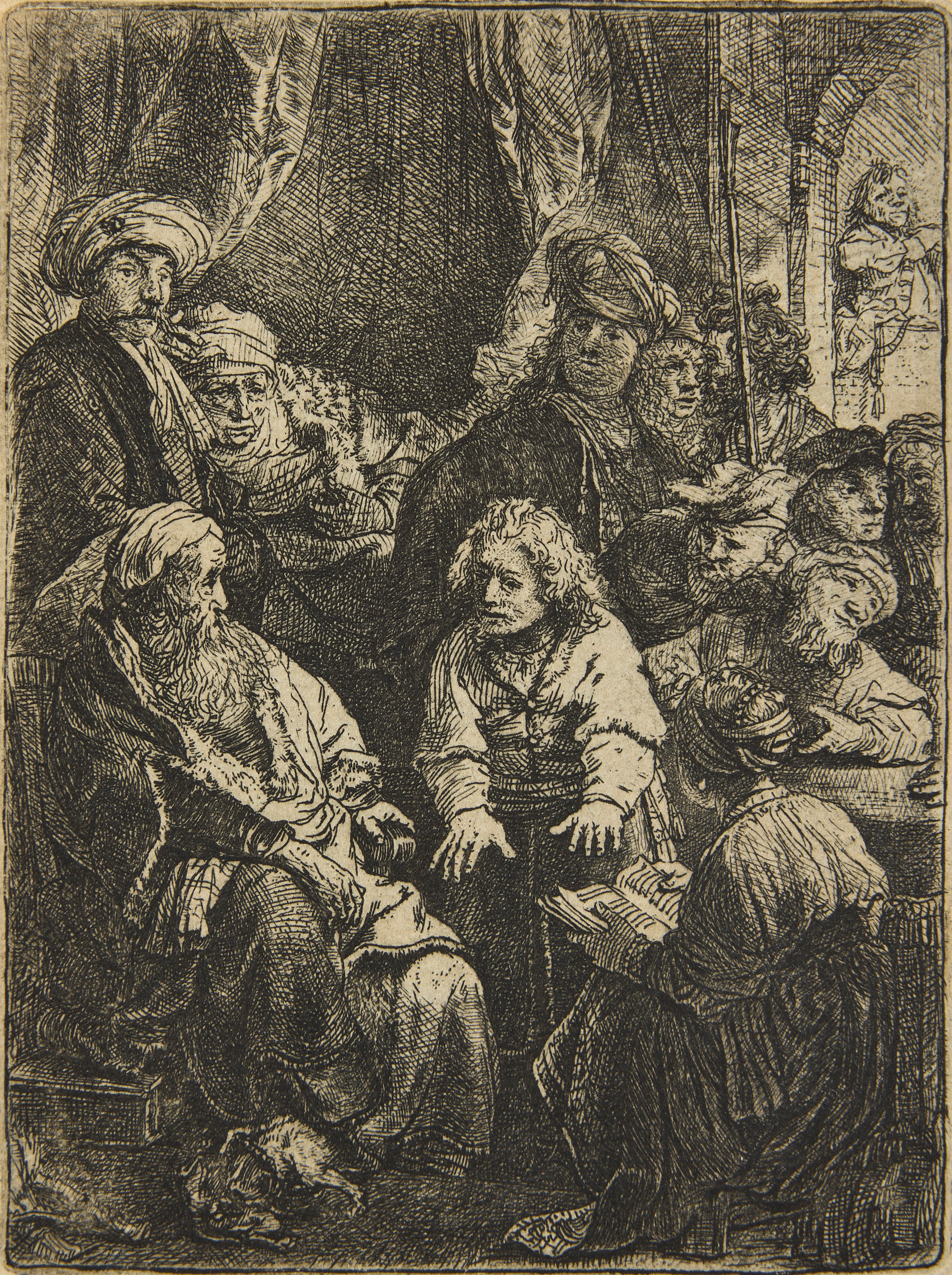 REMBRANDT VAN RIJN. "Joseph Telling his Dreams".