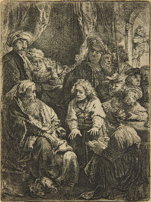 REMBRANDT VAN RIJN. "Joseph Telling his Dreams".