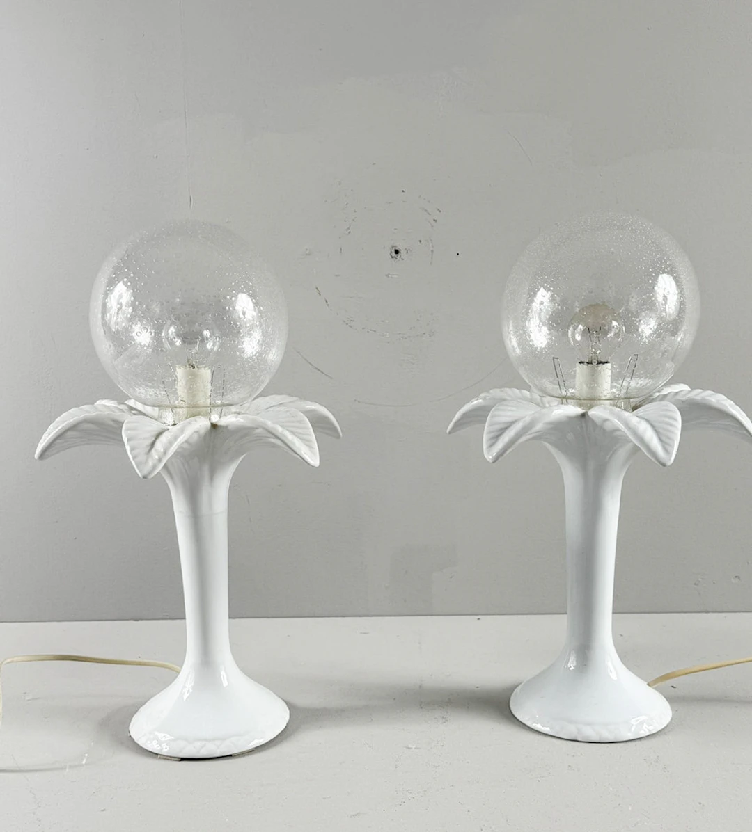 2er Set/Tischlampen/Tischleuchten, Hollywood Regency, 1970er Jahre.