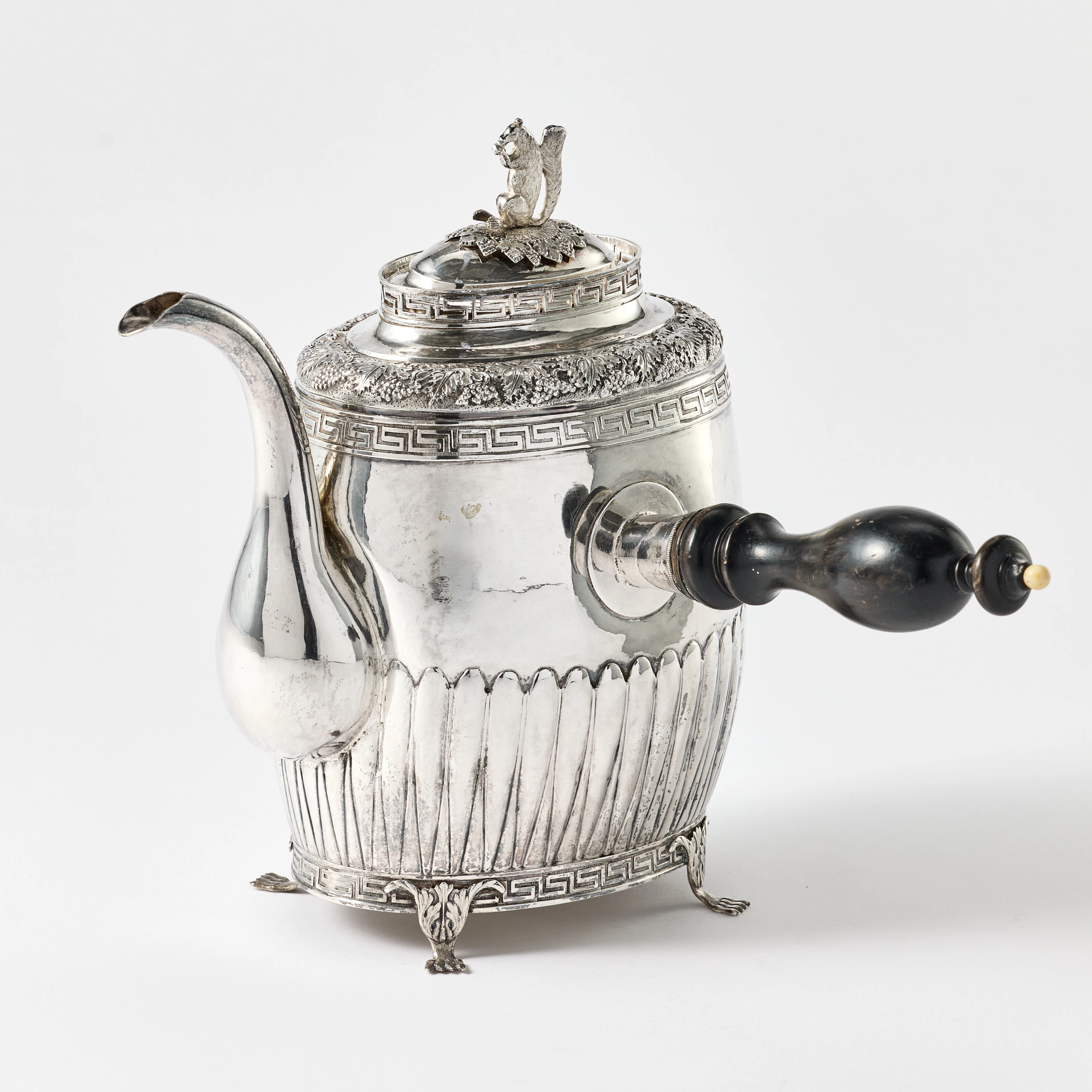 MAGNUS FRYBERG. Tekanna, silver, Jönköping, 1808.