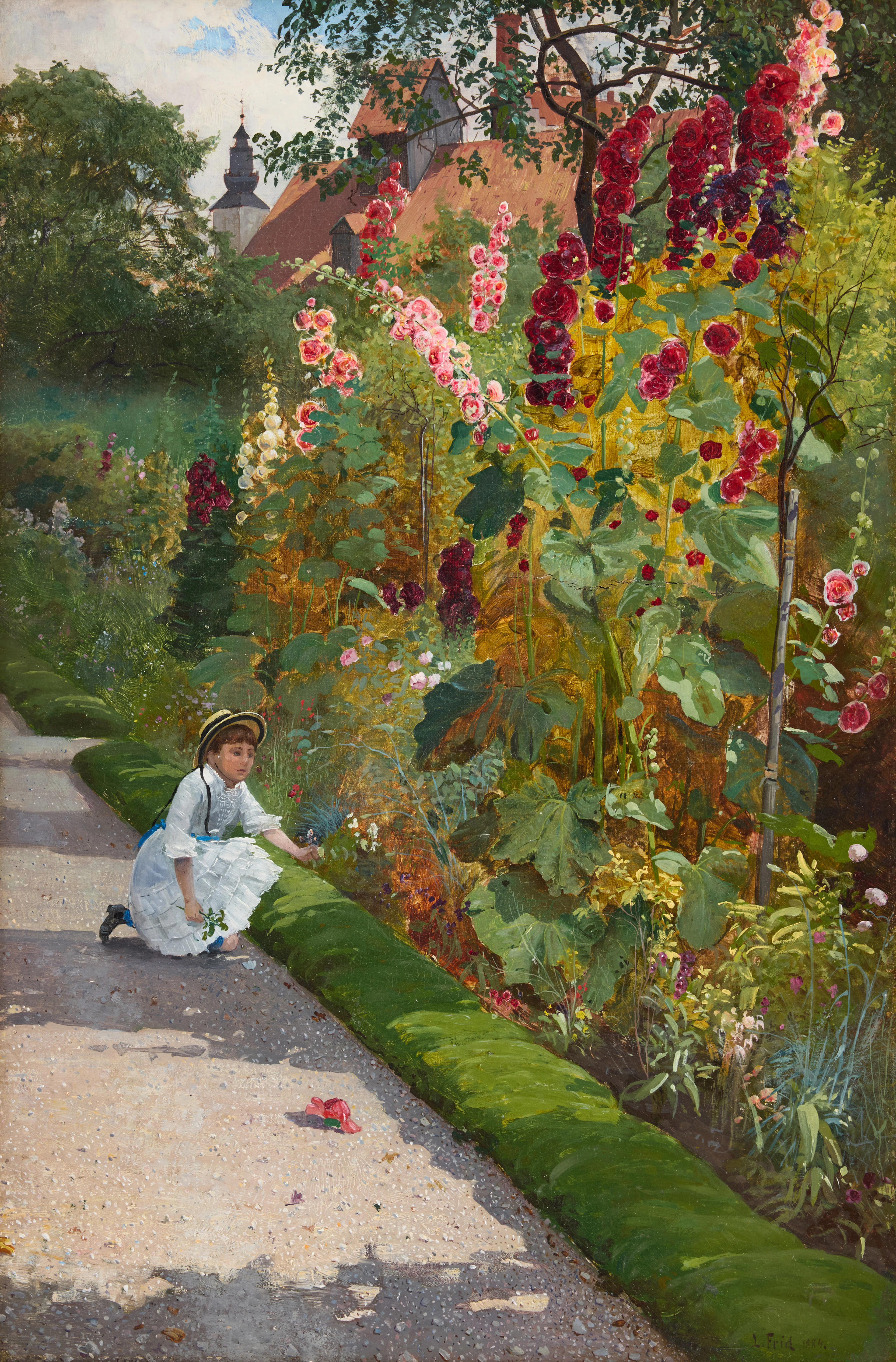 LUDVIG FRID. Botaniska trädgården, Visby.