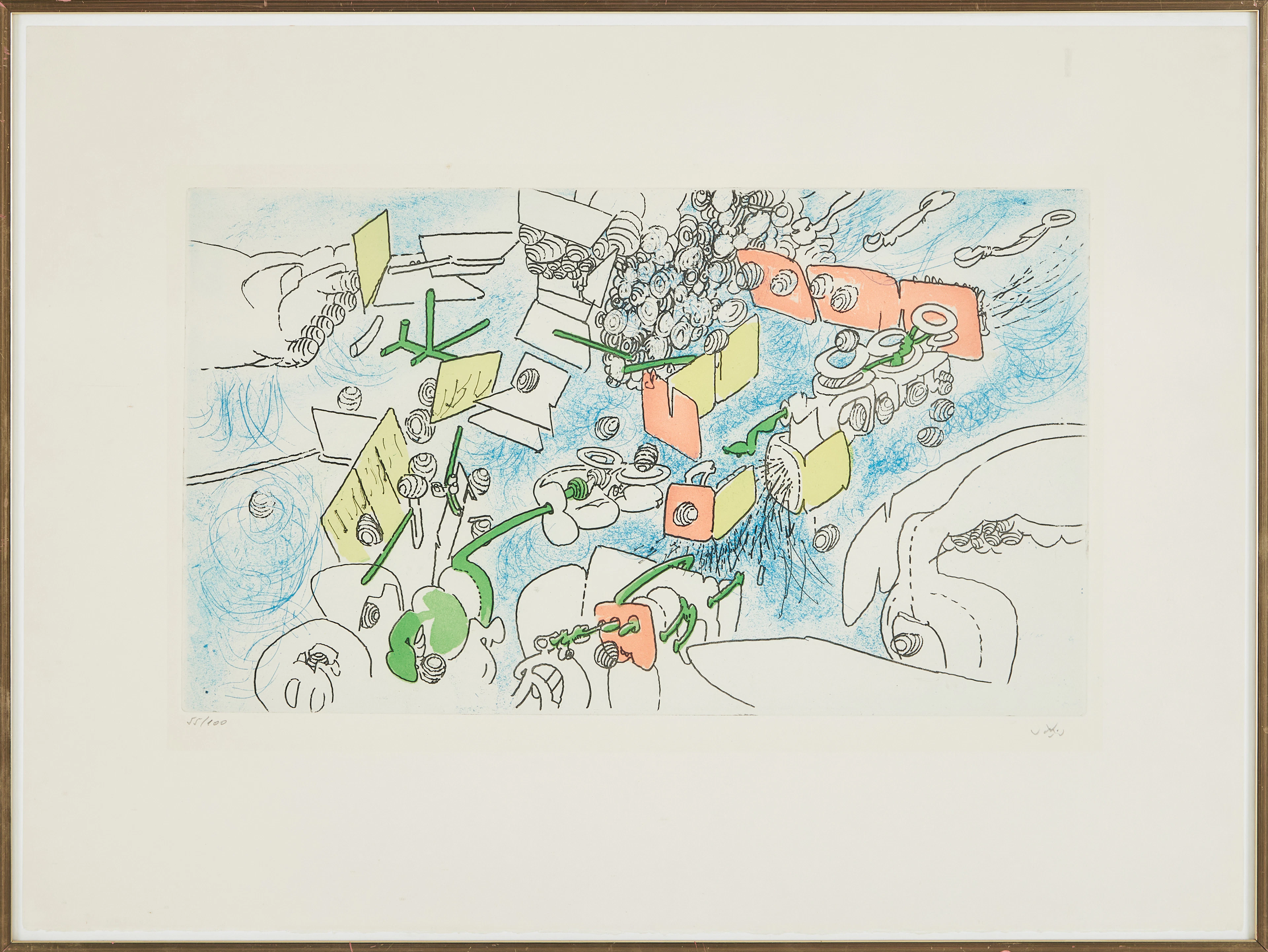 ROBERTO MATTA. "Al Capone".