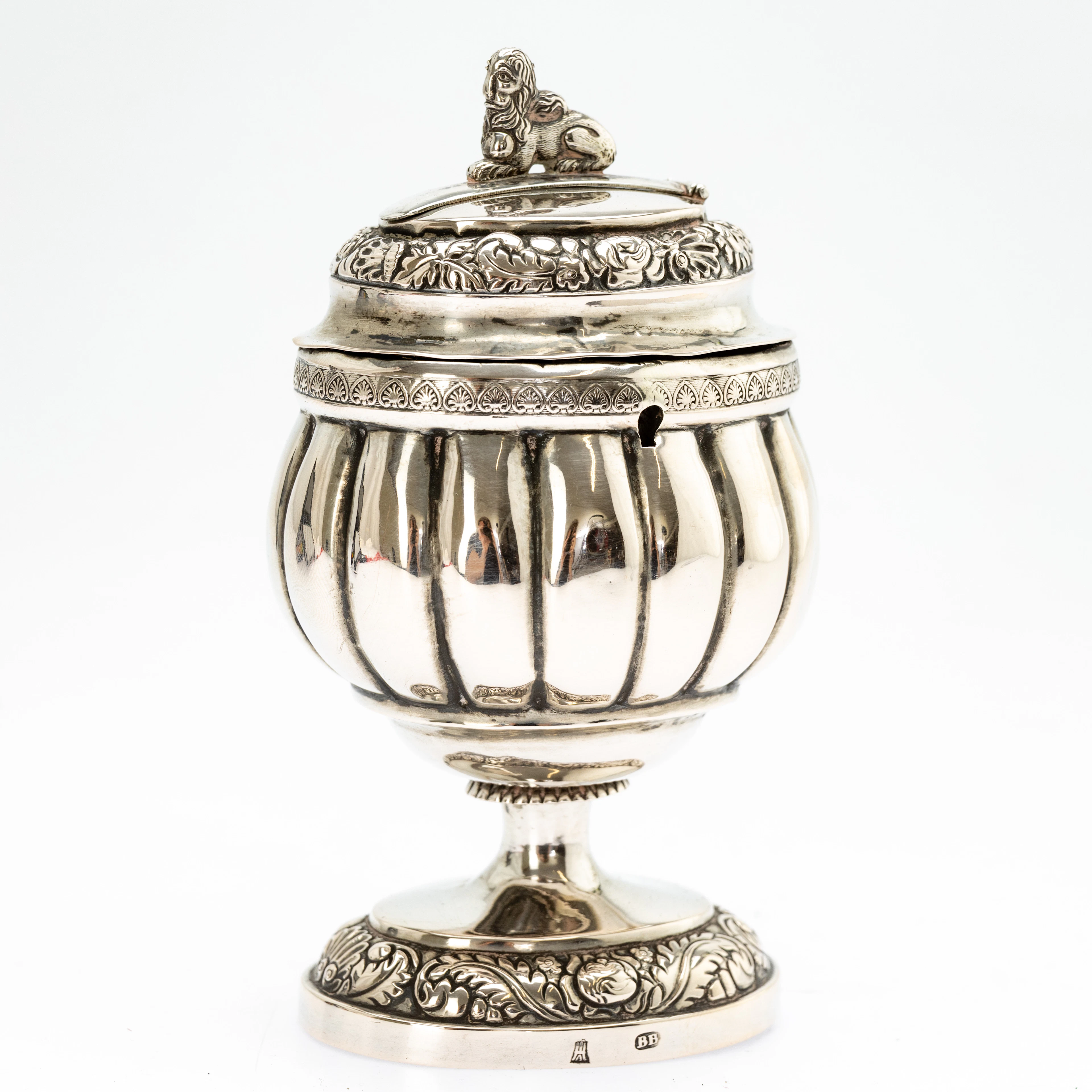 ERNST MARTIN WILHELM BIELENBERG (NIENBURG 1772-HAMBURG 1854). Biedermeier-Spardo