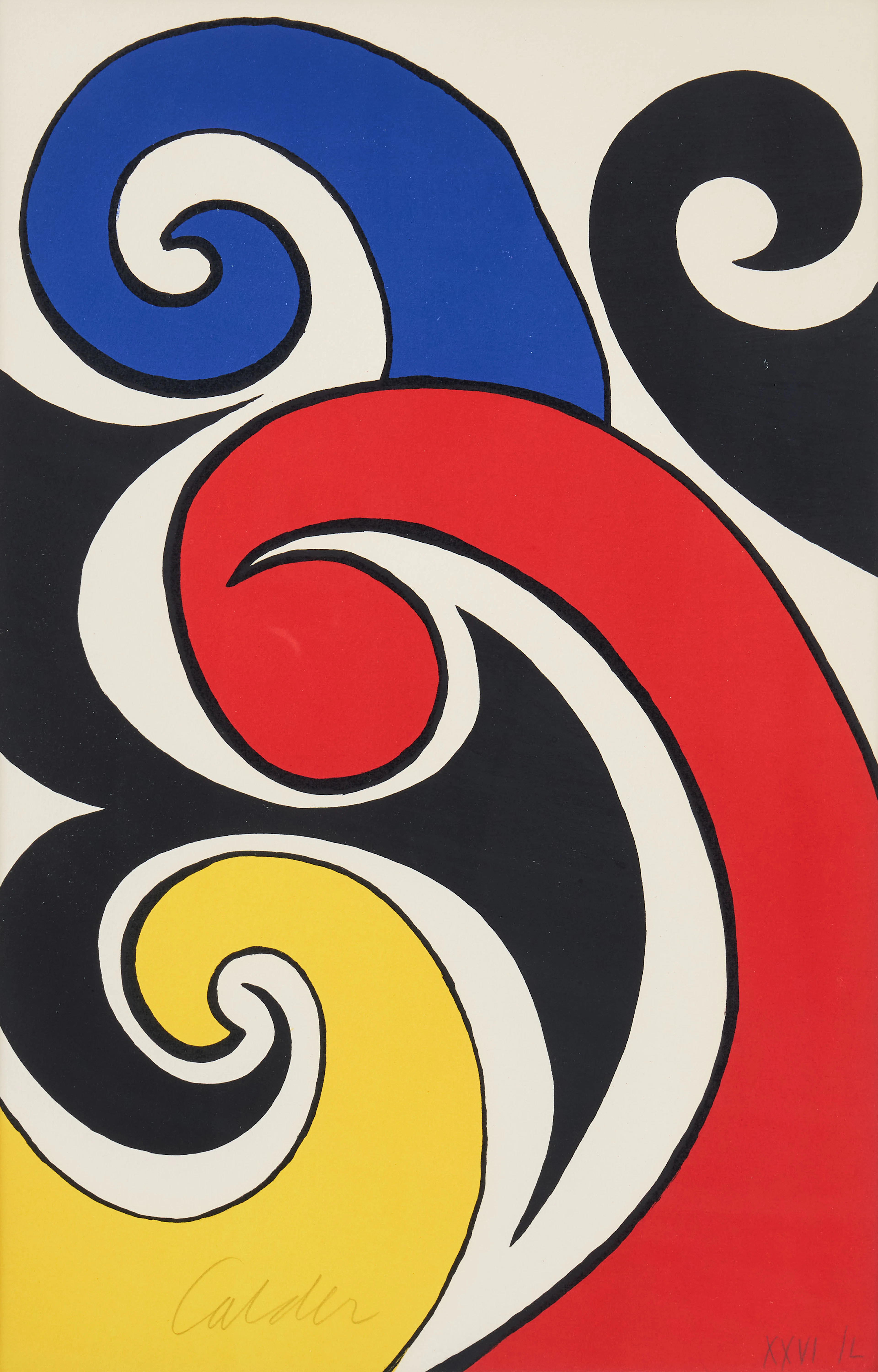 ALEXANDER CALDER. "The Waves / Les Vagues".