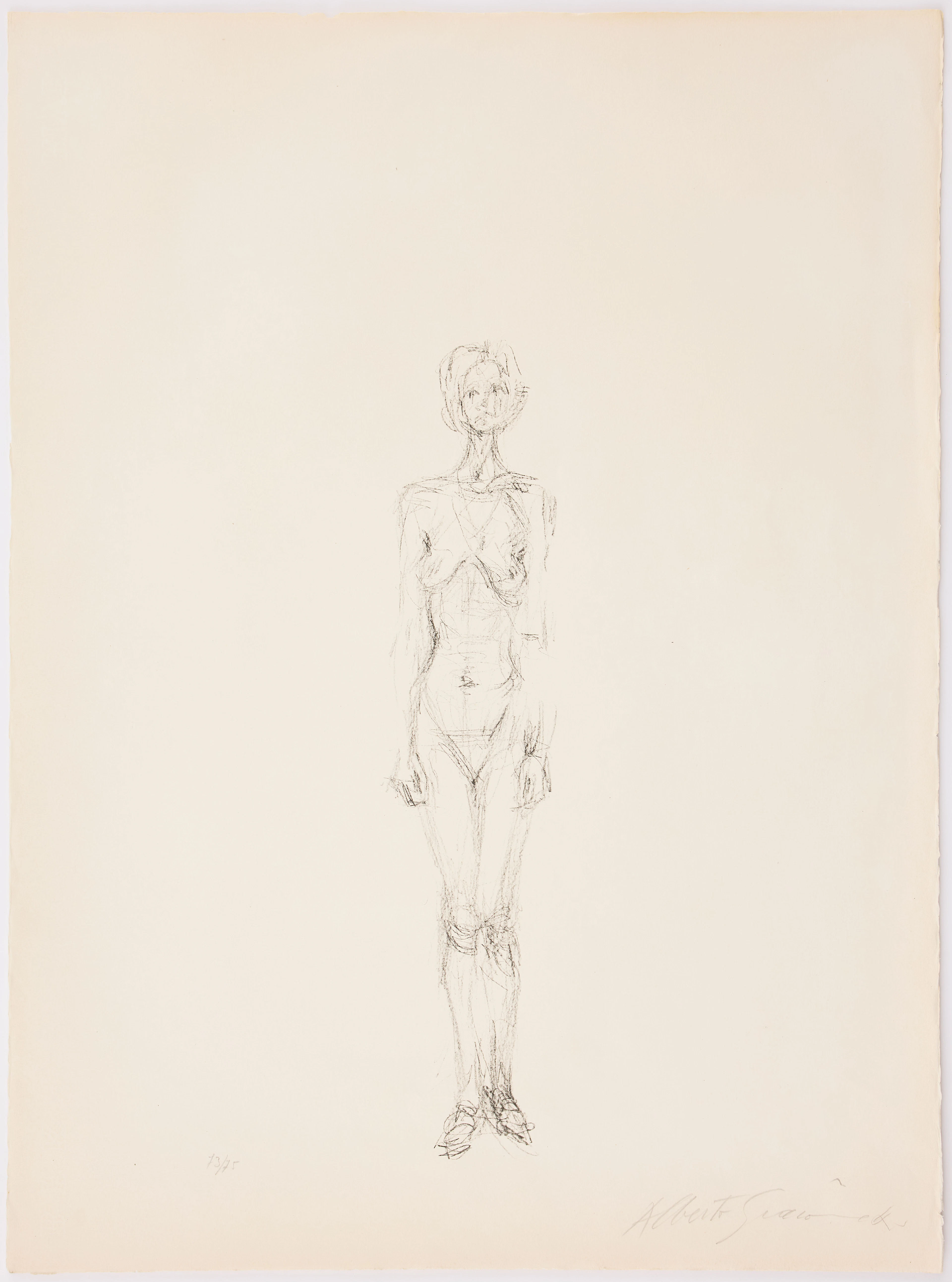 ALBERTO GIACOMETTI (ITALY 1901-1966). "Nu debout II".