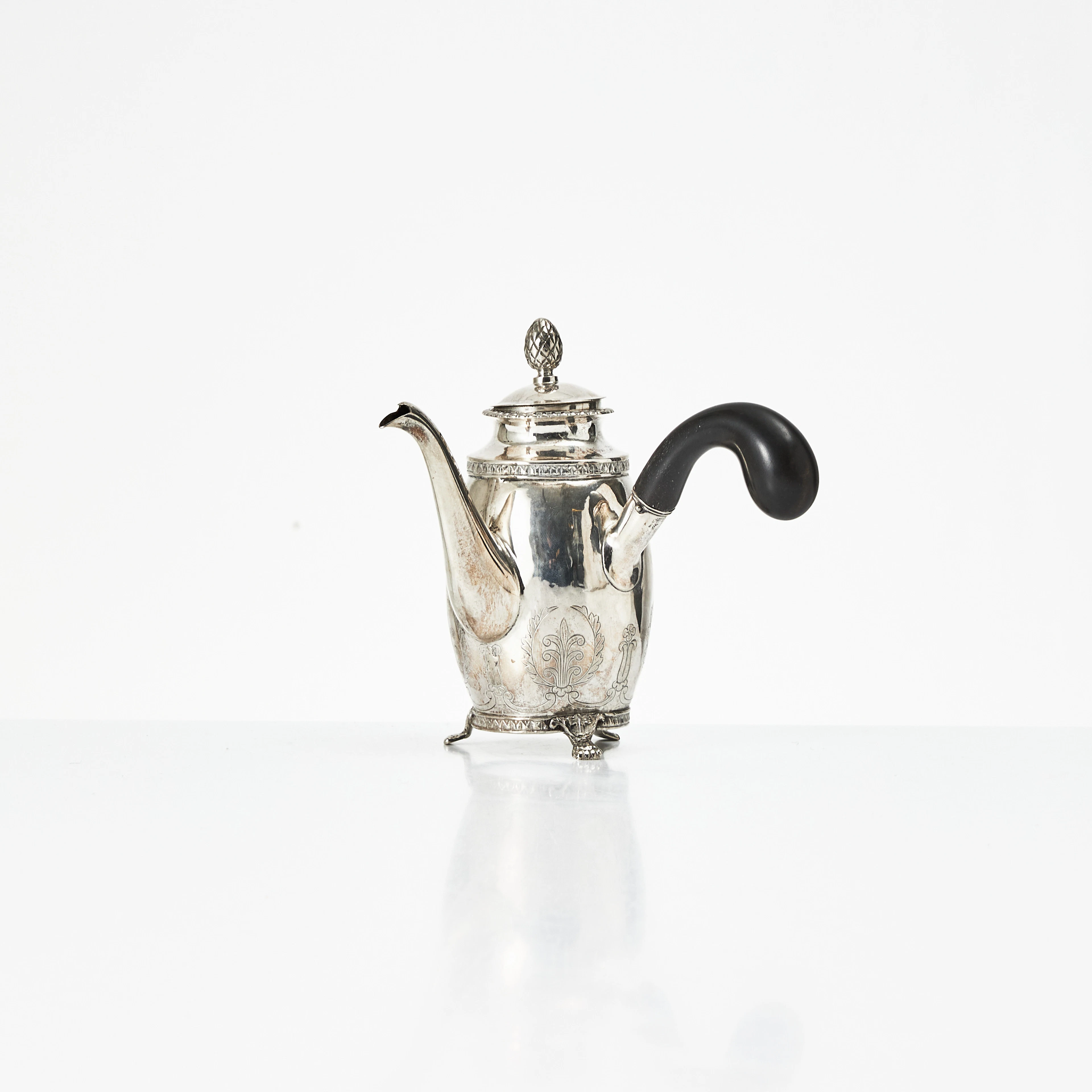 CARL PETTER LAMPA. Mockakanna, silver, Stockholm 1827. Svensk empire.