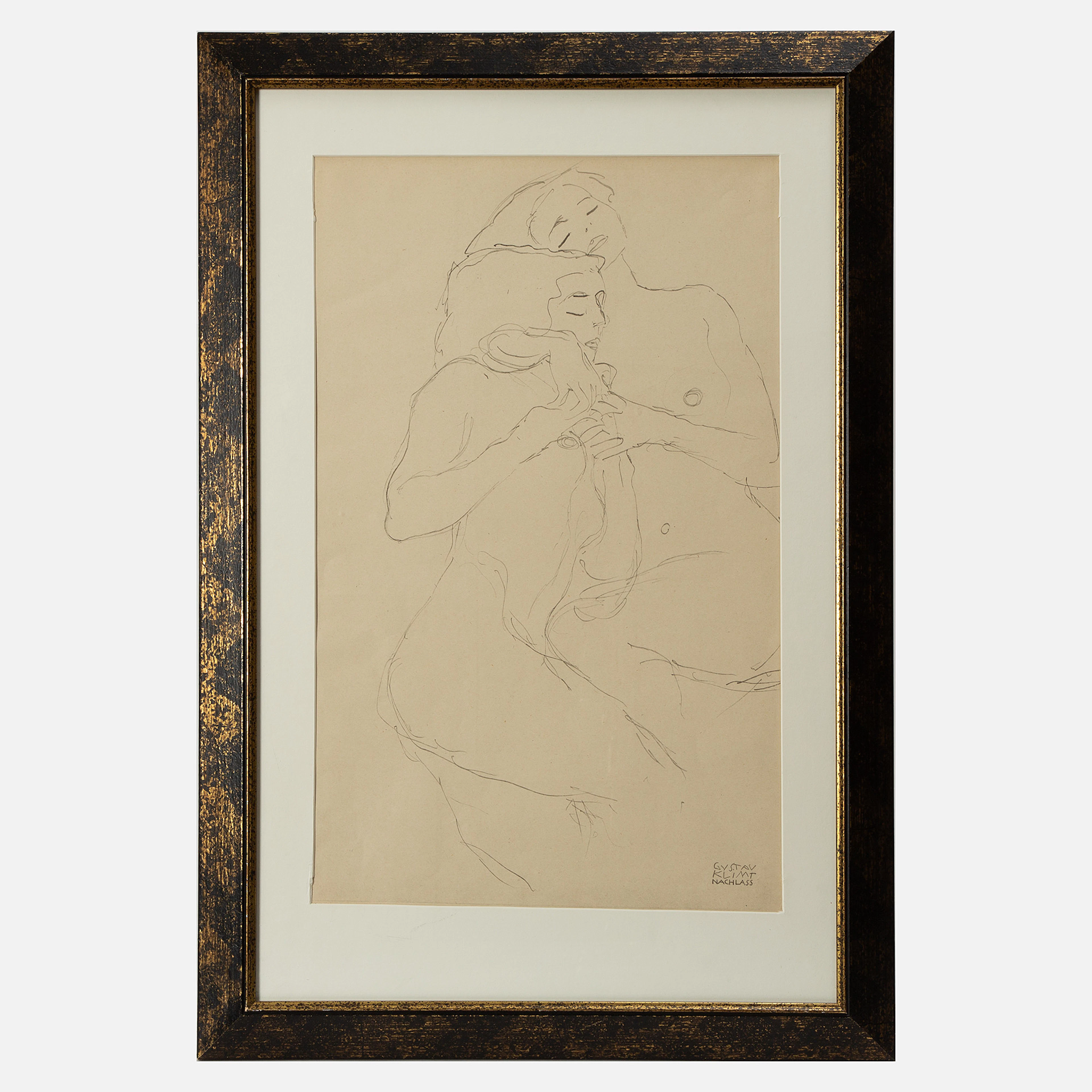 GUSTAV KLIMT. EFTER. Från mappen "Fünfundzwanzig Handzeichnungen"