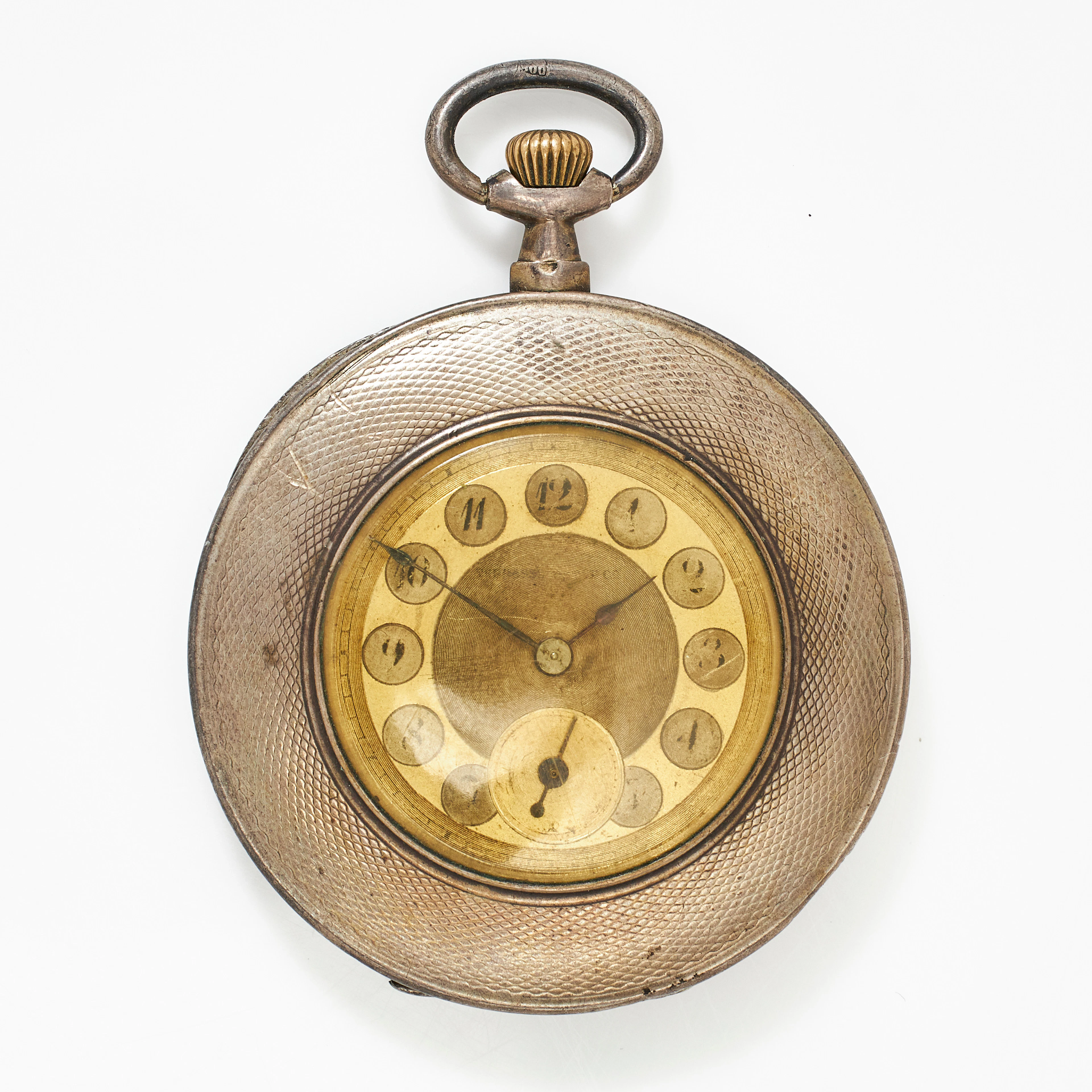 TERRASSE, frackur, 46,5 mm, silver, ca 1930.
