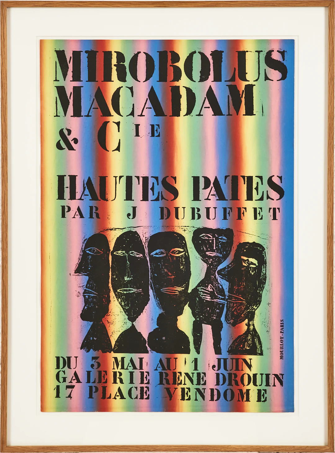 JEAN DUBUFFET. "Microbolus Macadam & Cie - Hautes Pates par J. Dubuffet".
