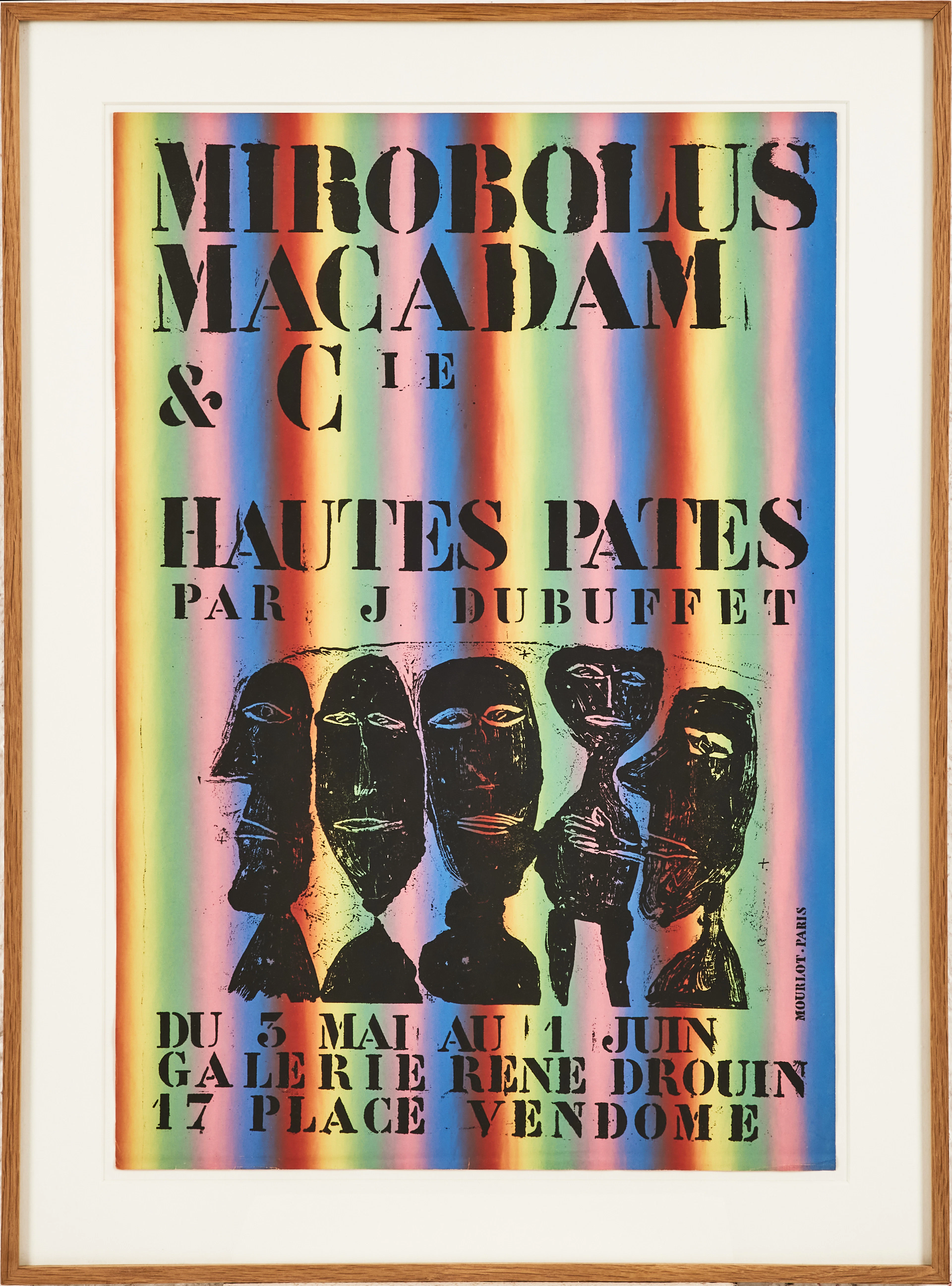 JEAN DUBUFFET. "Microbolus Macadam & Cie - Hautes Pates par J. Dubuffet".