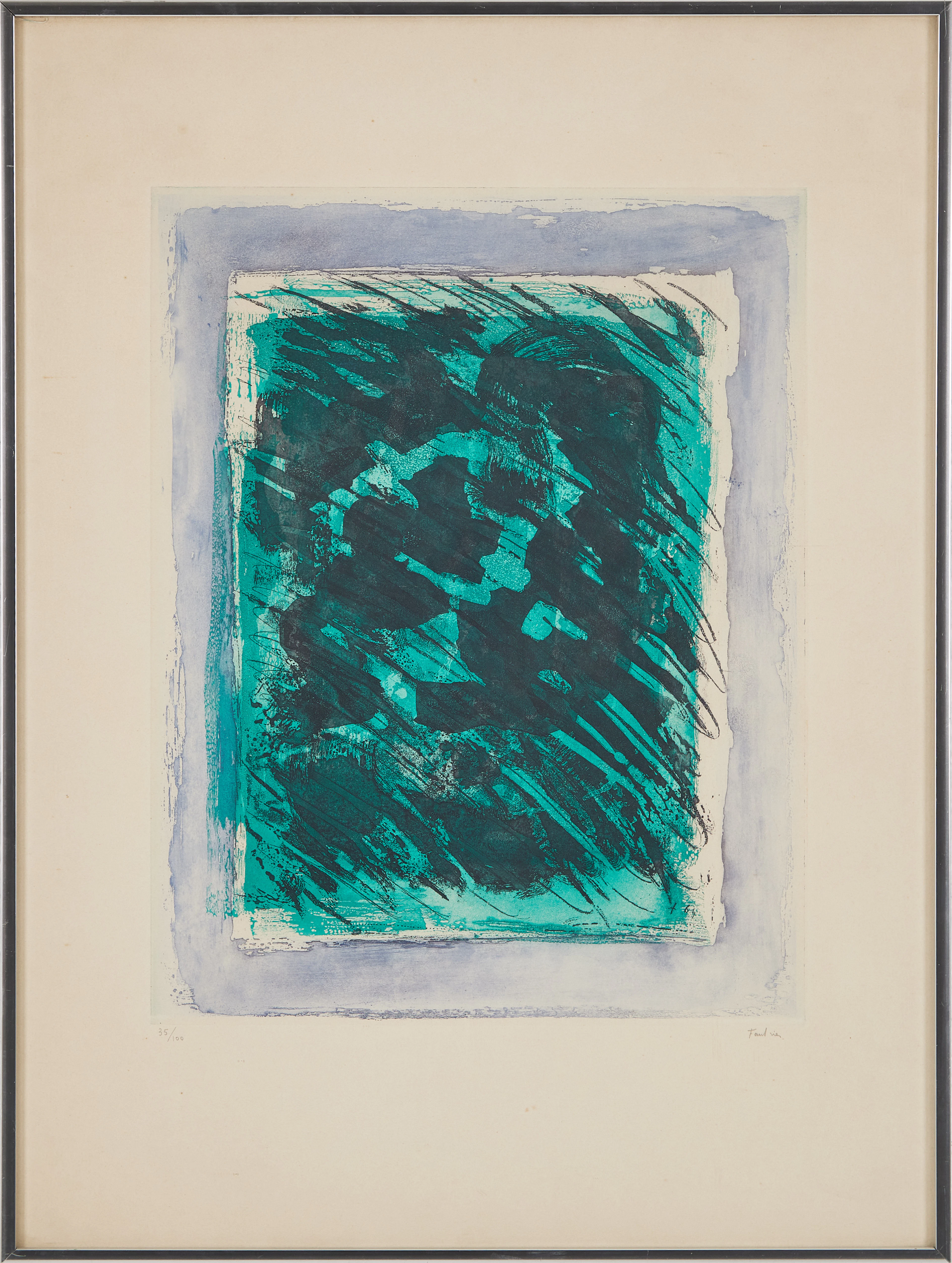 JEAN FAUTRIER (FRANKRIKE 1898-1964). "La Fôret".