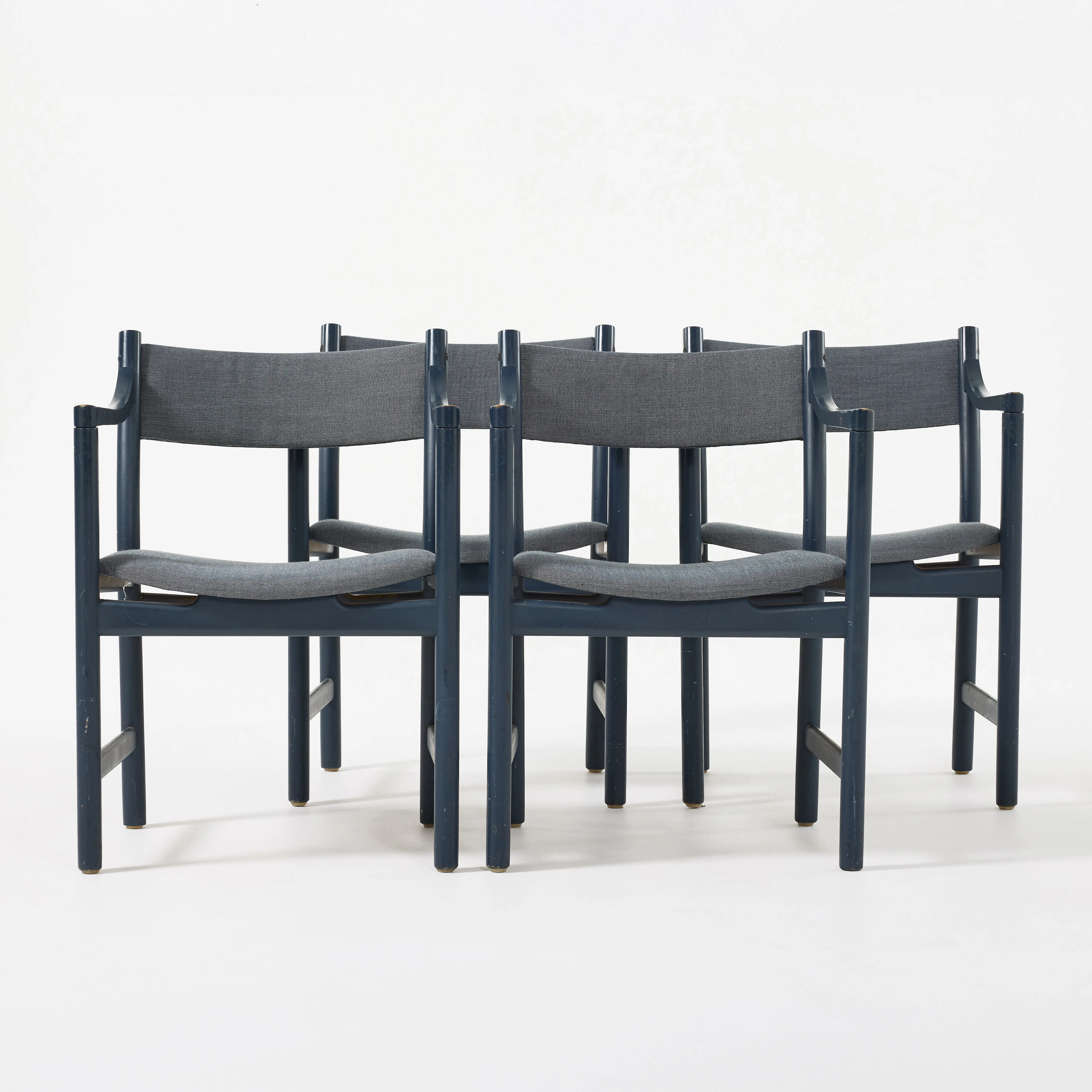 HANS J WEGNER. Karmstolar, fyra stycken, Carl Hansen & Søn, modell