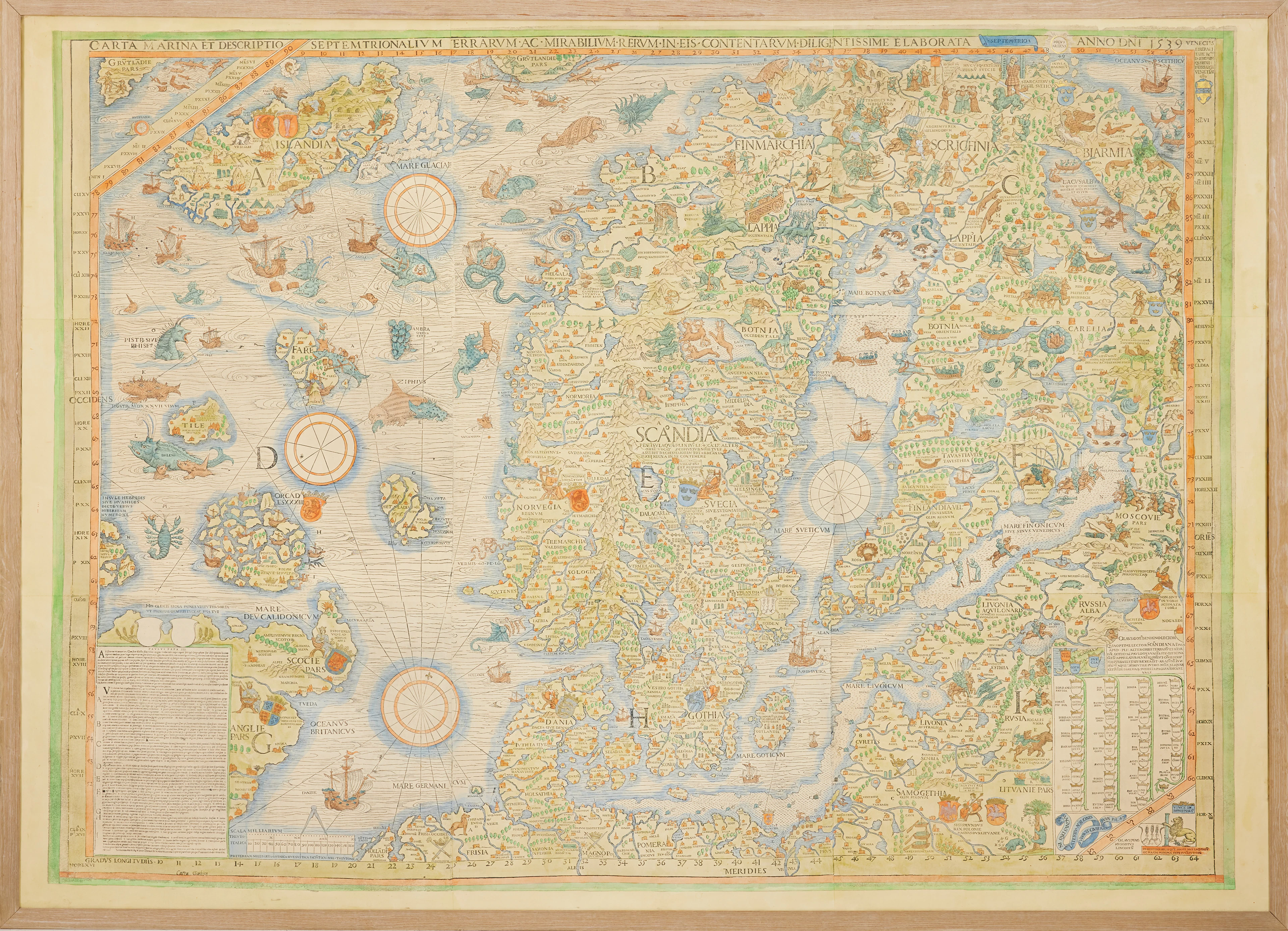 Olaus Magnus Carta Marina, kopia.