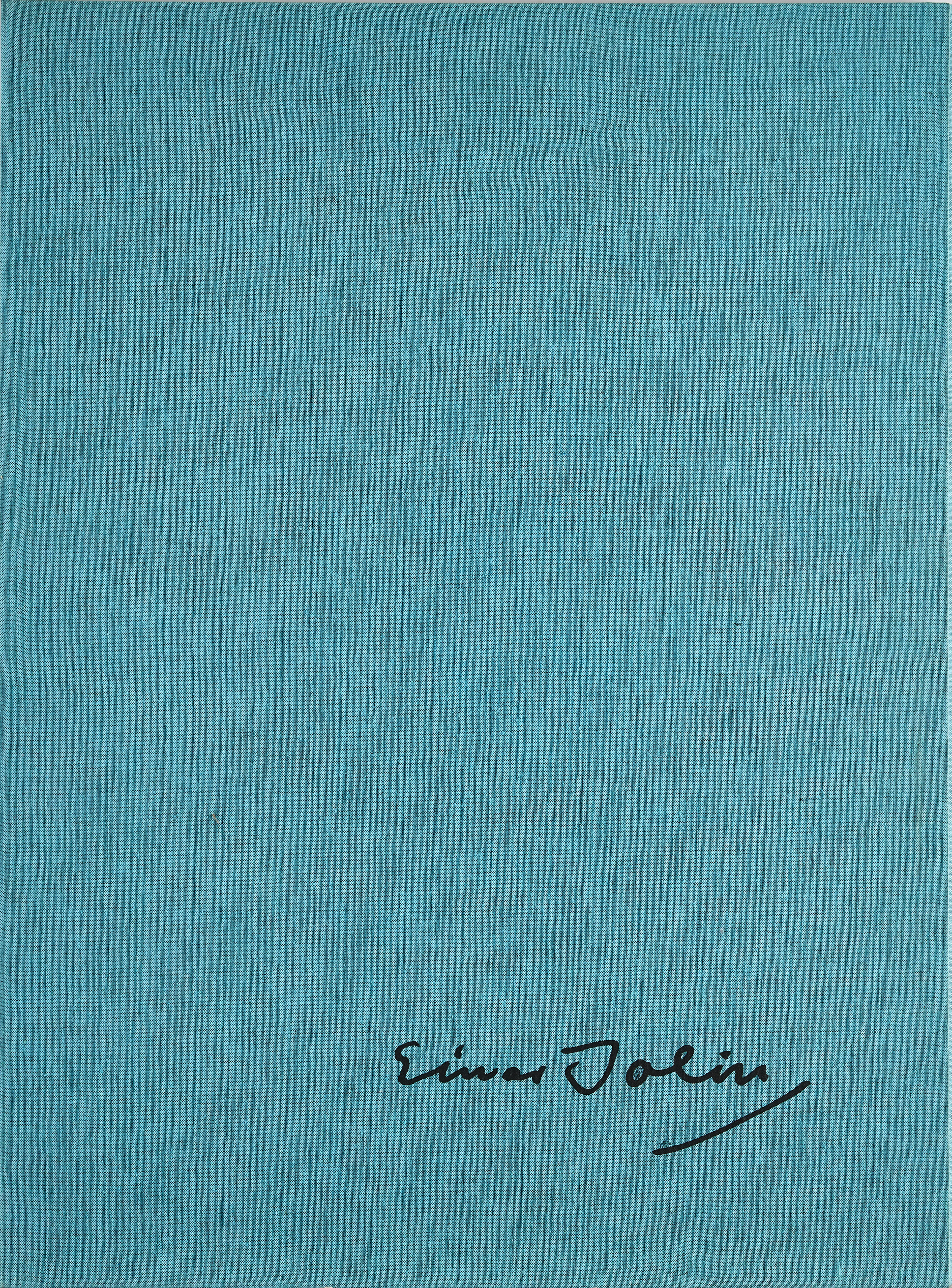 EINAR JOLIN. Mapp med fyra färglitografier, 103/360, signerade, tryckt