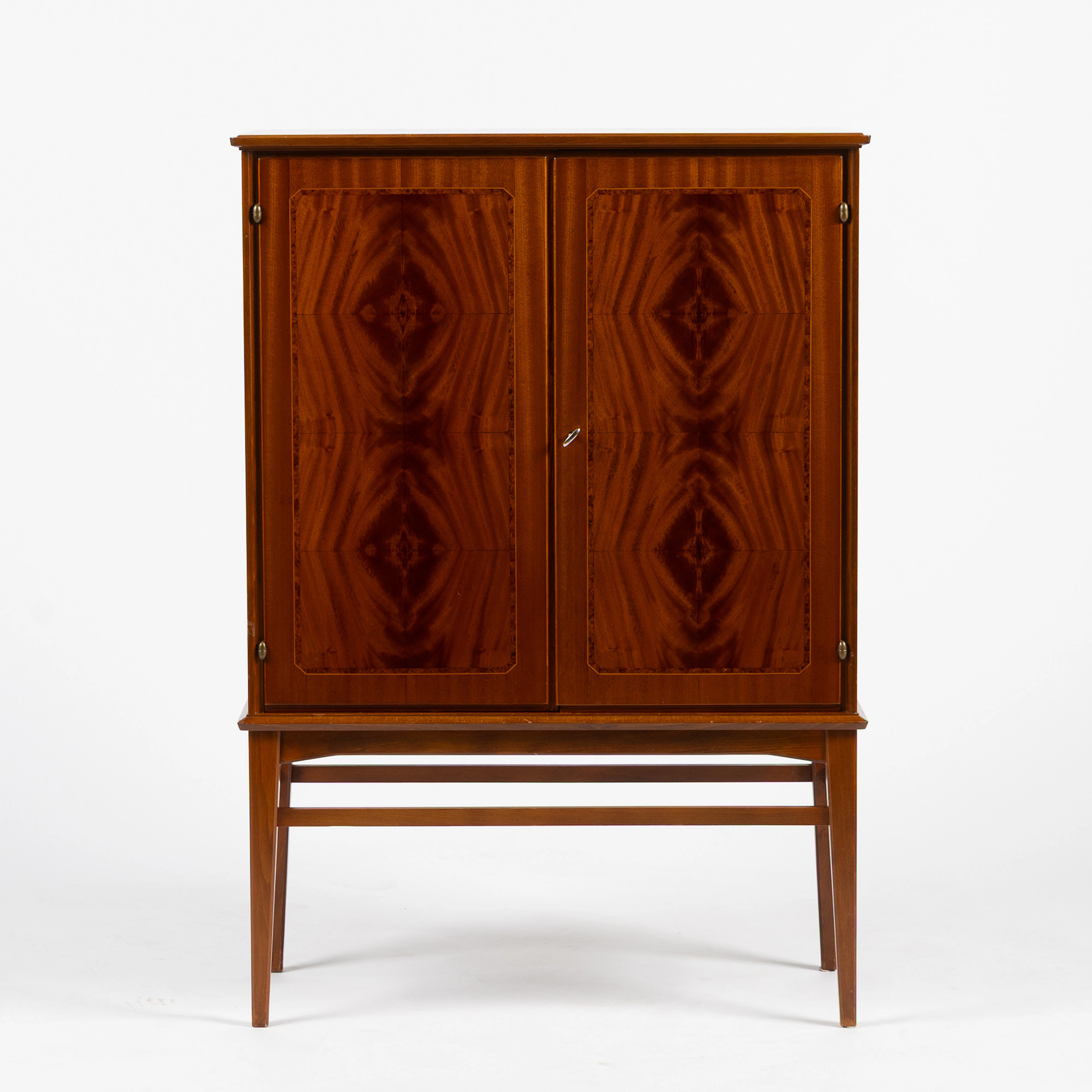 BARSKÅP, mahogny, Thysells Möbler, Anderslöv, 1940/50-tal.