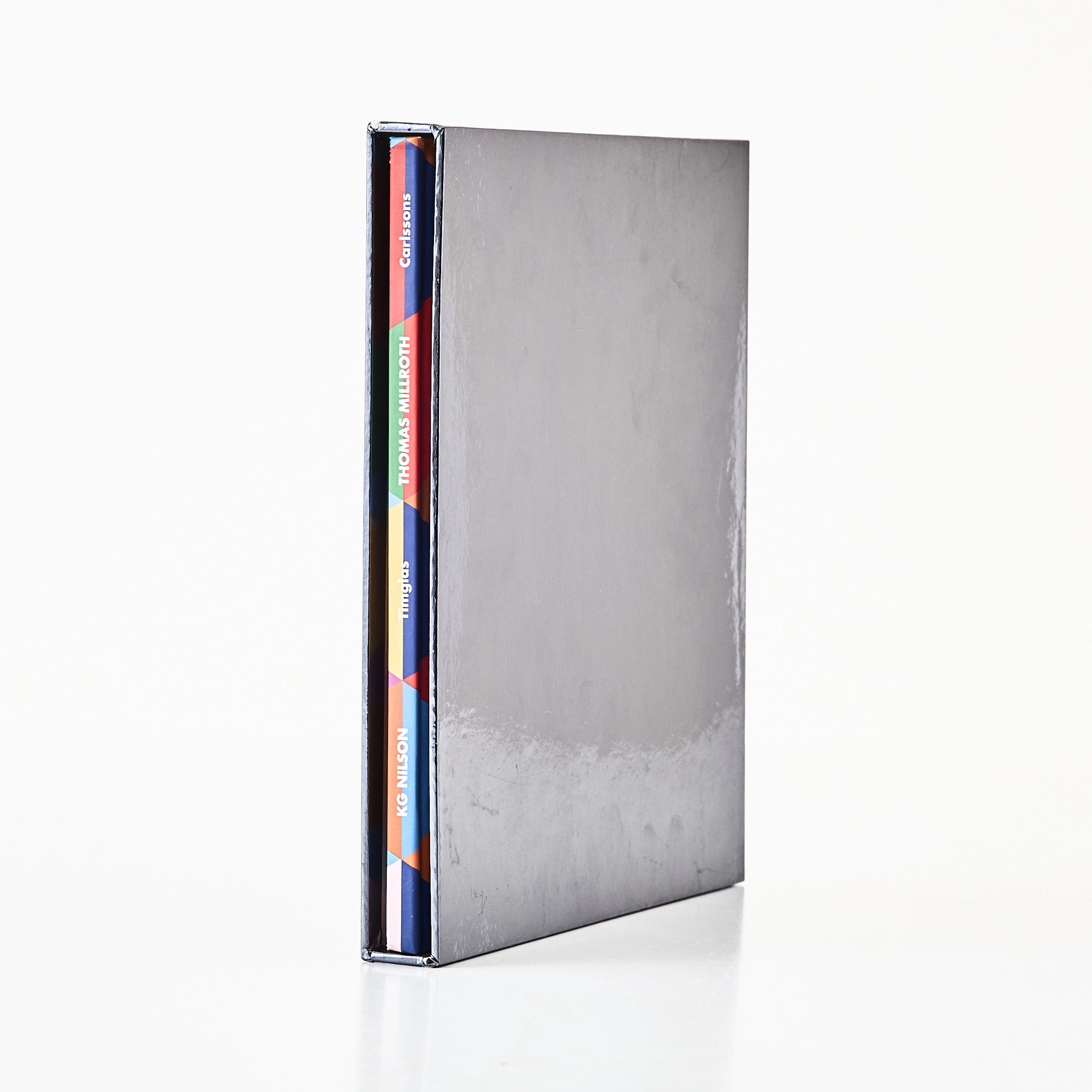 K G NILSON. Komposition- gouache -och bibliofil upplaga av boken "Timglas"