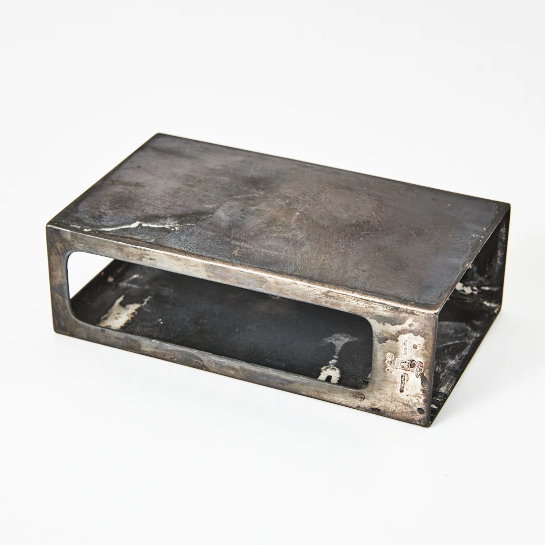 FODRAL TILL TÄNDSTICKSASK, sterlingsilver, Georg Jensen, Danmark 1933-1944.