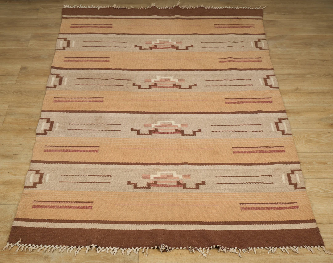 Hårgarnsmatta, funkis, 1930-tal.