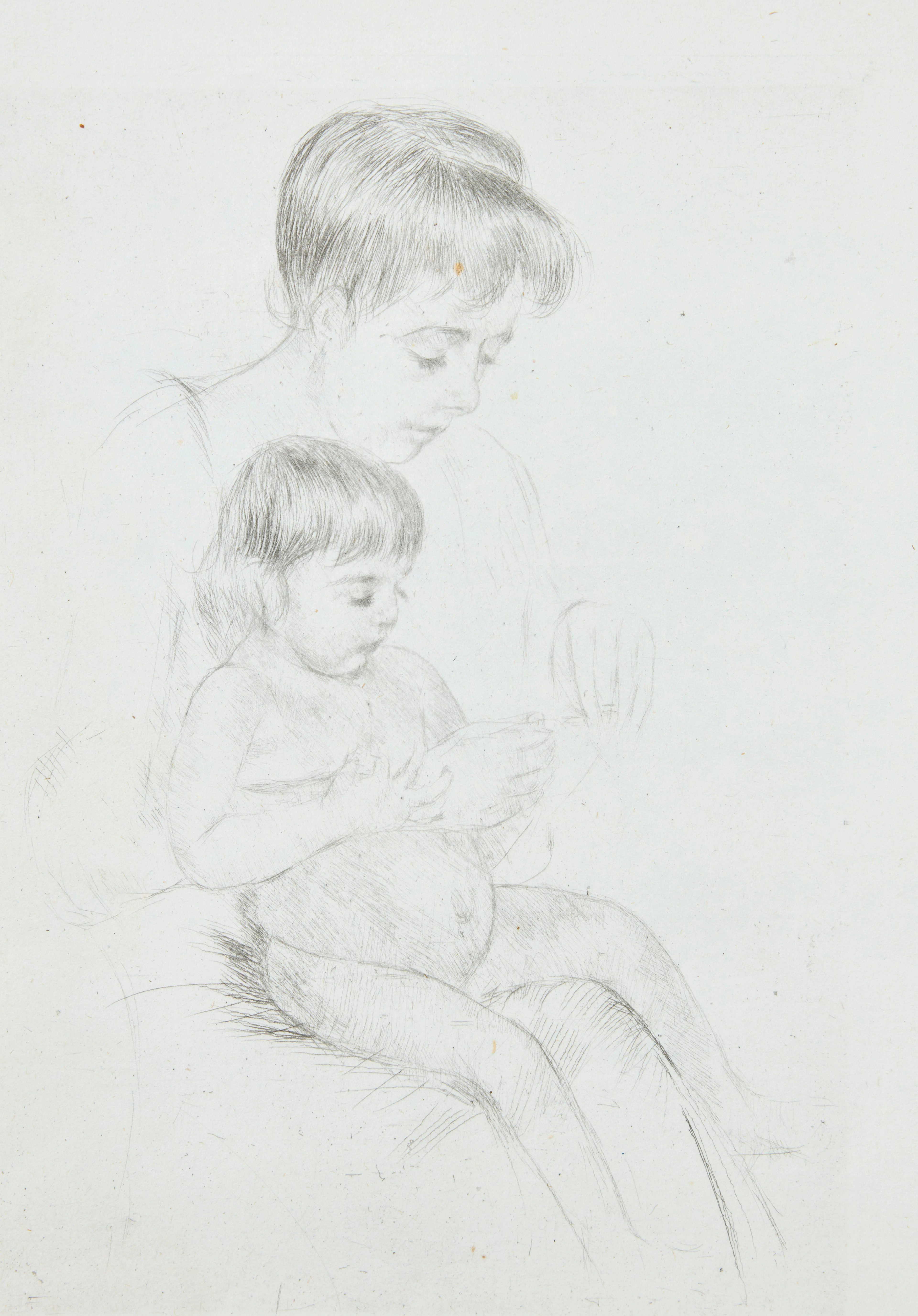 MARY CASSATT. "The Manicure".