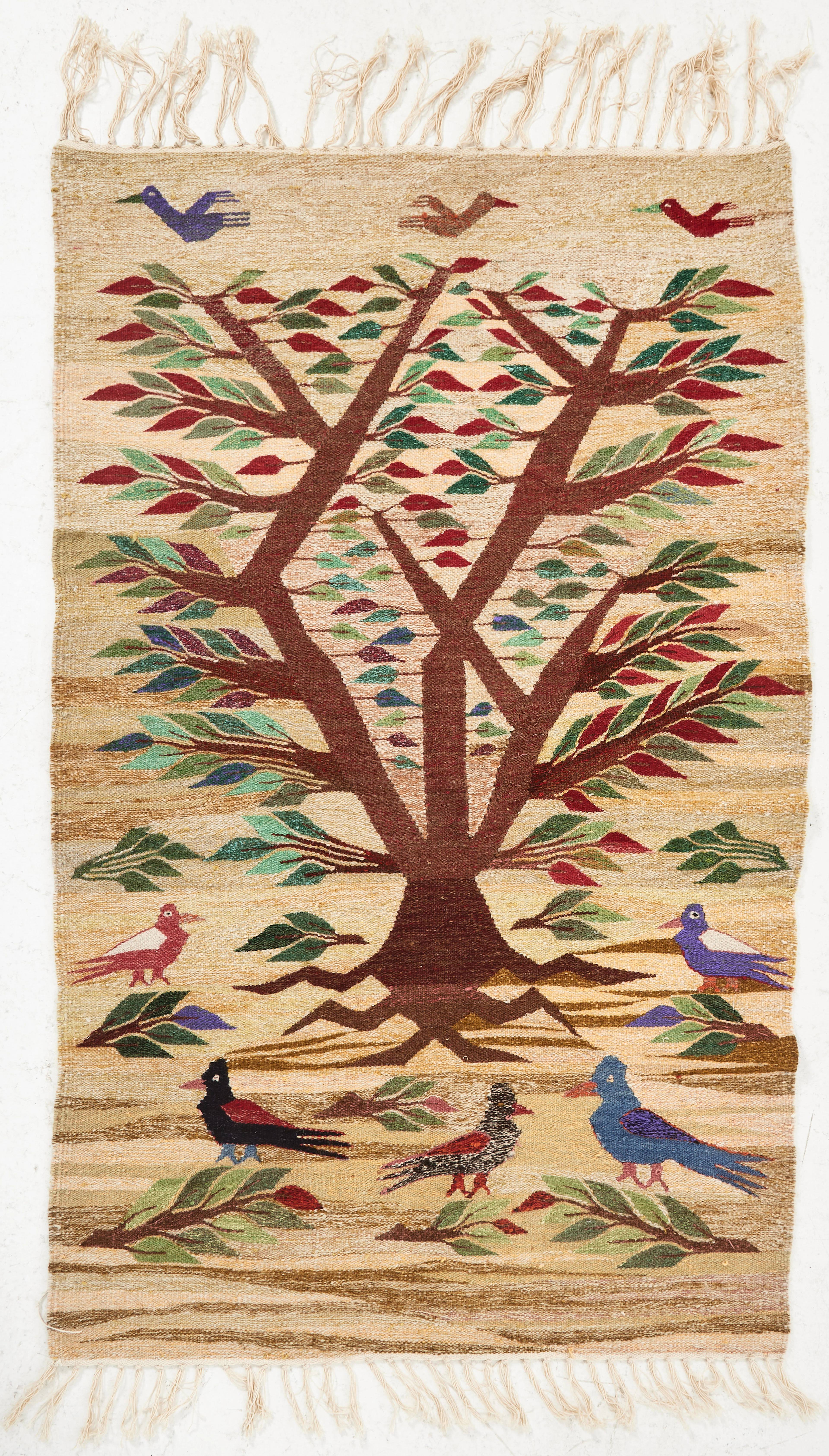 KONSTTEXTIL, väggbonad, Ramses Wissa Wassef (1911-1974), Harrania
