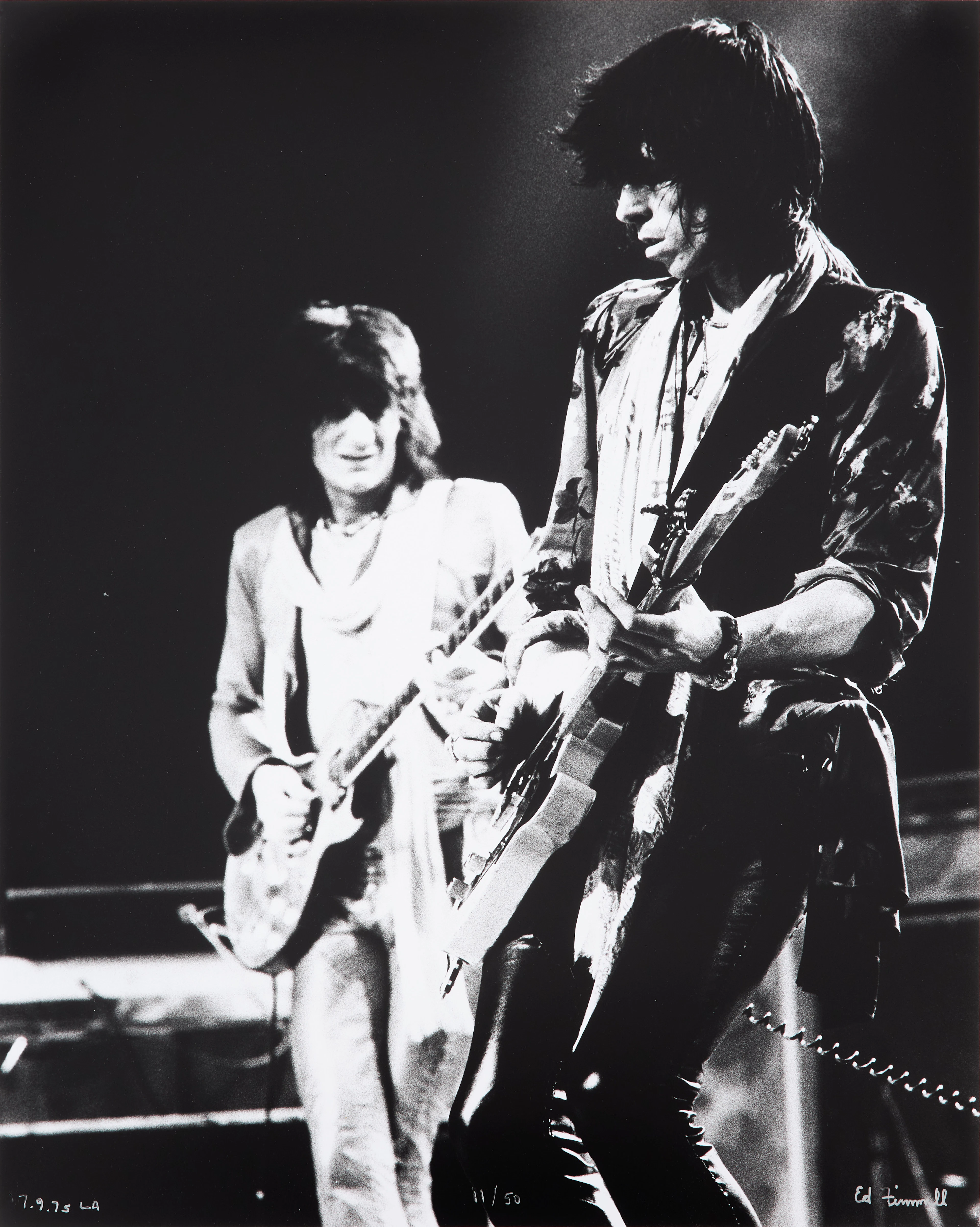 ED FINNELL. "Keith Richards & Ronnie Wood, The Rolling Stones, Tour