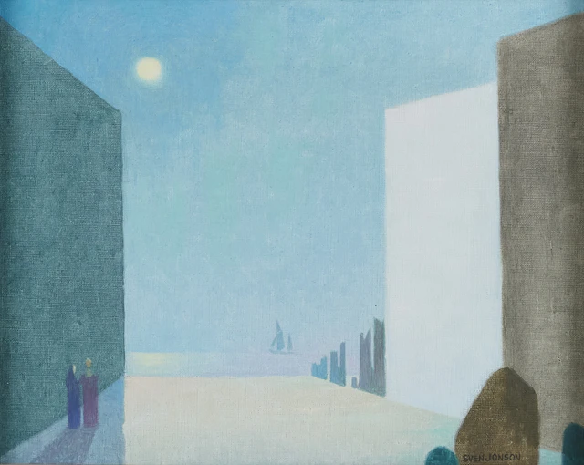SVEN JONSON. "Sommarnatt vid havet".