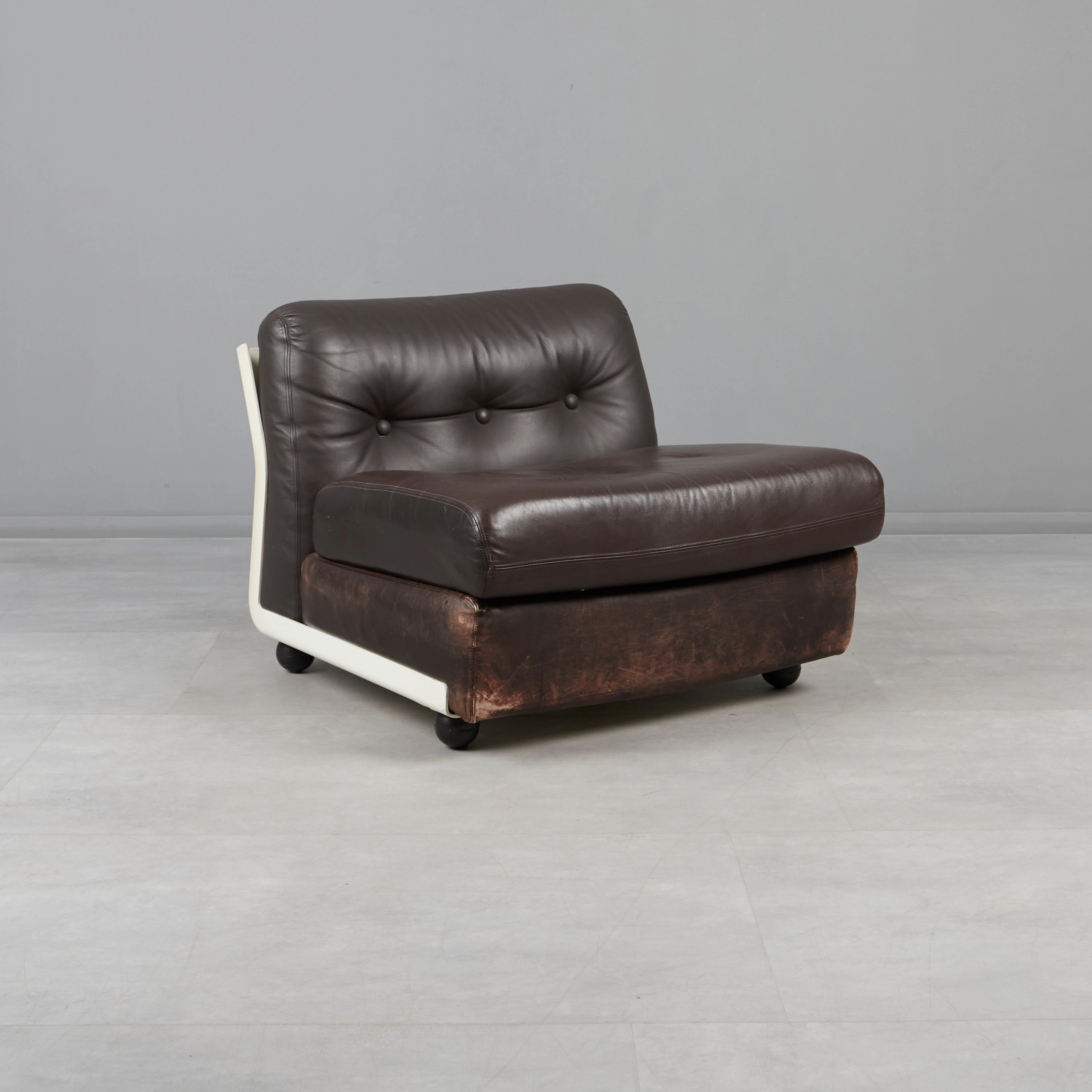 MARIO BELLINI. C&B Italia, Lounge Chair / Sessel, Modell 'Amanta'