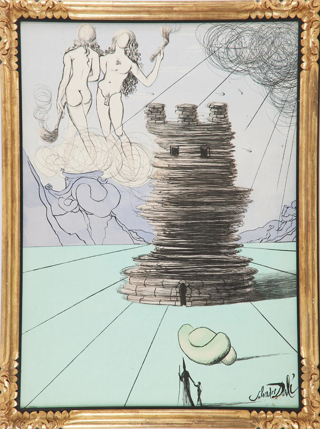 SALVADOR DALÍ. EFTER. Simeon ur serien Twelve Tribes of Israel, väv