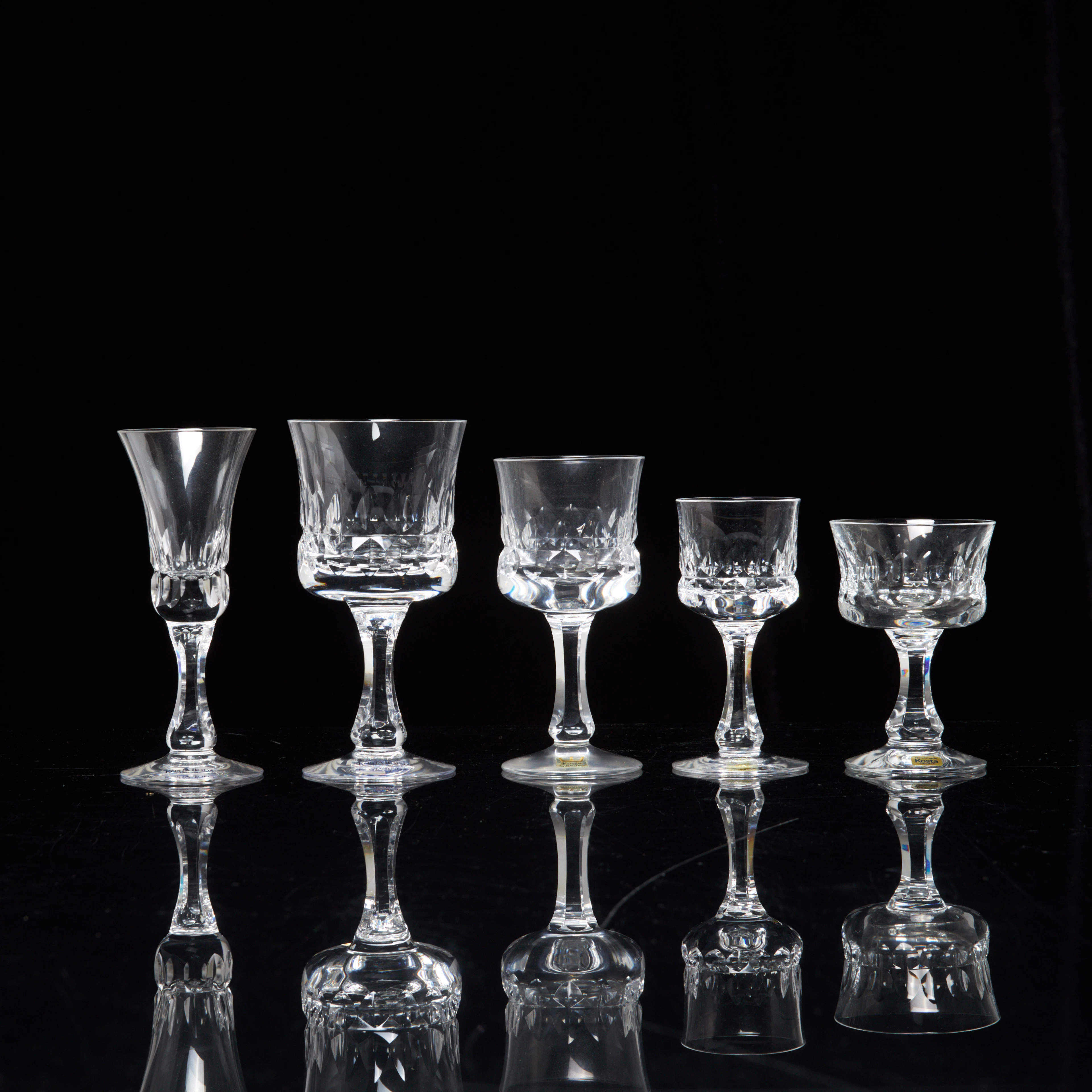 GÖRAN WÄRFF. 58 st, ”Prince”, glasservis, Kosta.