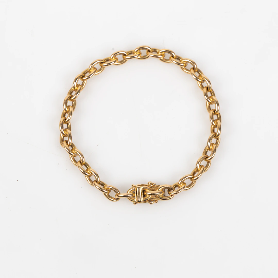 ARMBAND, 18K, L B Guldsmedsaktiebolag, Hemse 2002.
