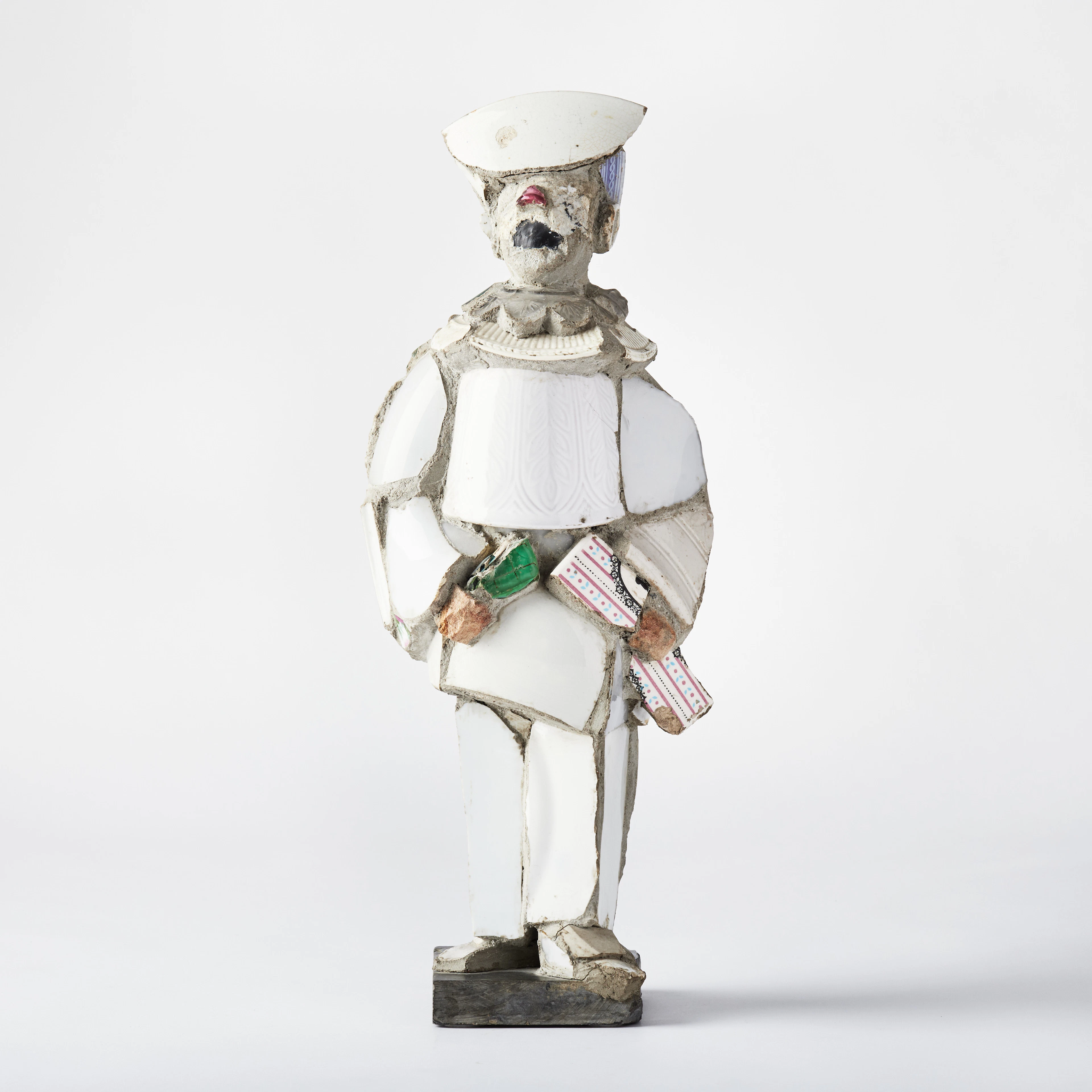 OLLE NYMAN. Stående mansfigur, objets trouvées.