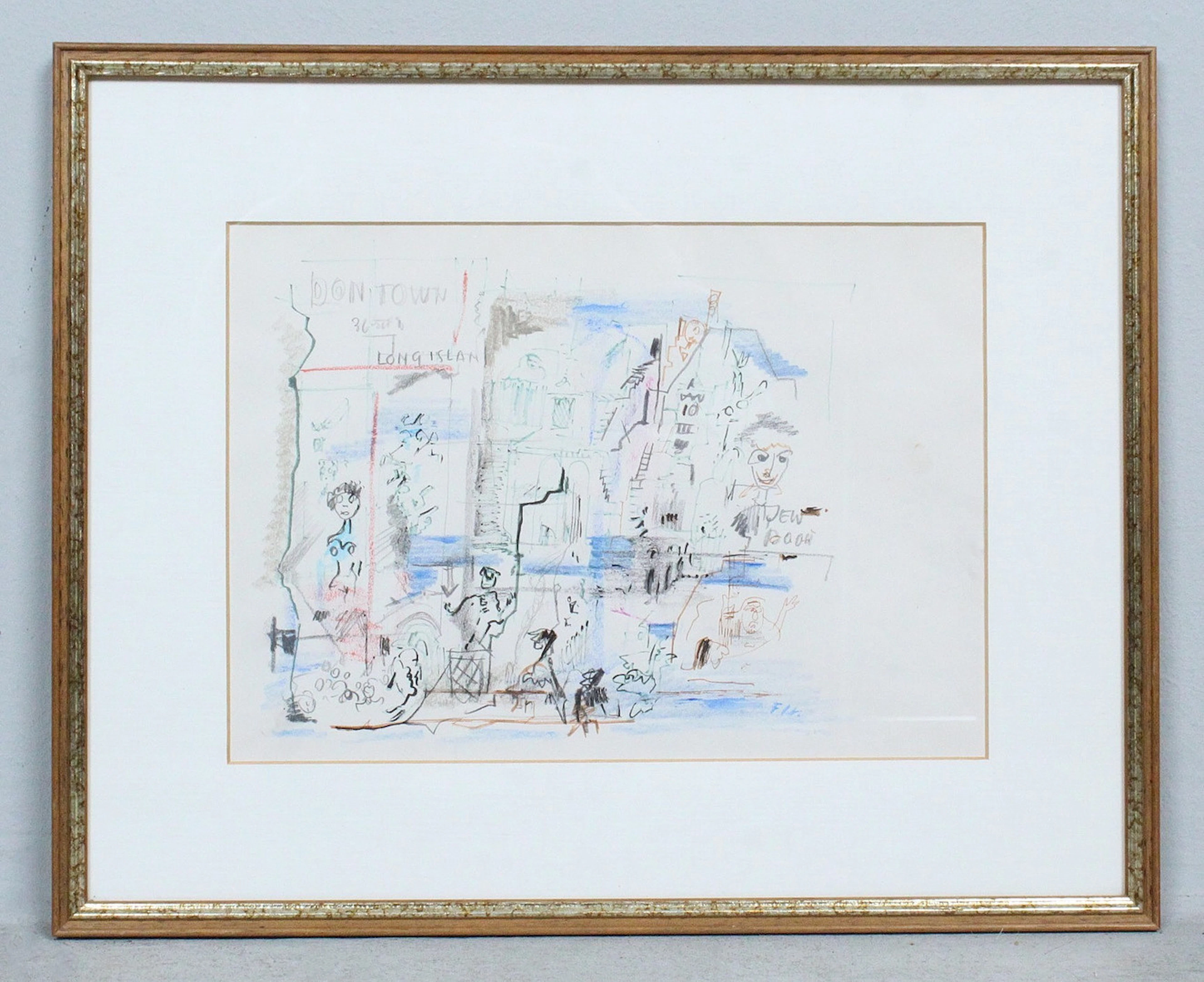 FRIEDRICH WILHELM HUHNEN (KREFELD, 1895-1981). 'Don Town', Tusche