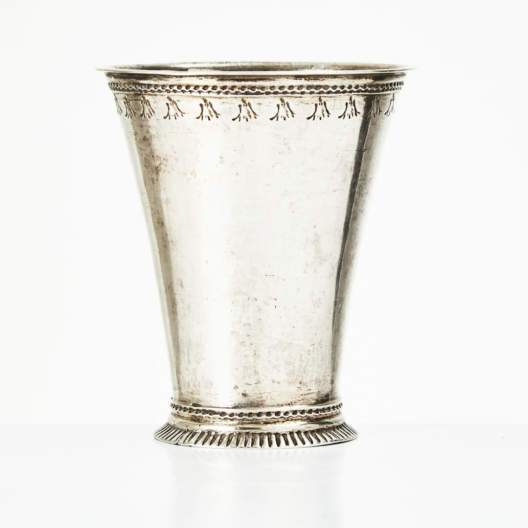 ISAK SAUER. Bägare, silver, Stockholm 1750.