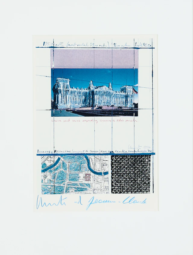 CHRISTO VLADIMIROV JAVACHEFF, "CHRISTO". Wrapped Reichstag (project