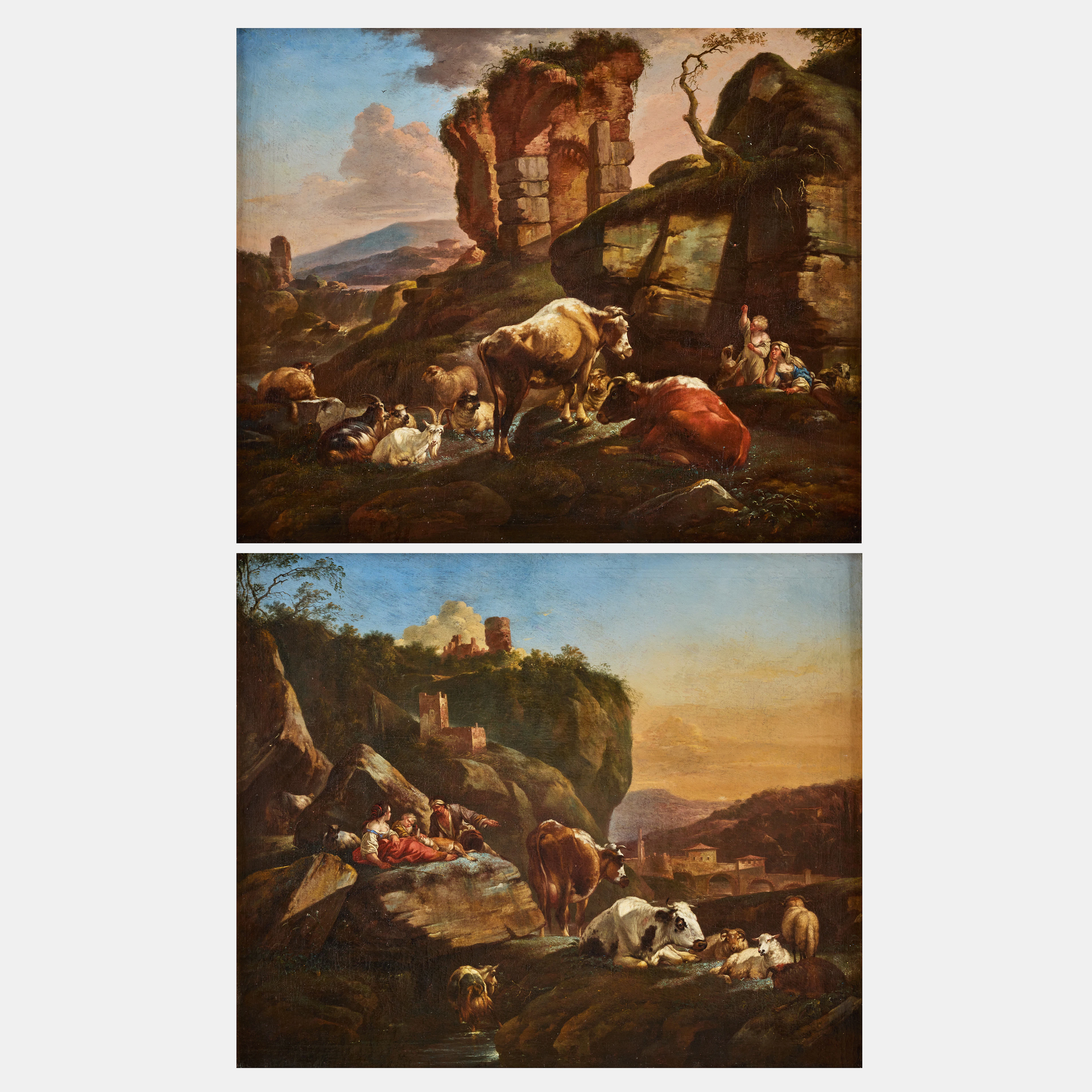 JOHANN HEINRICH ROOS (OTTERBERG 1631-1685 FRANKFURT AM MAIN). Ruin