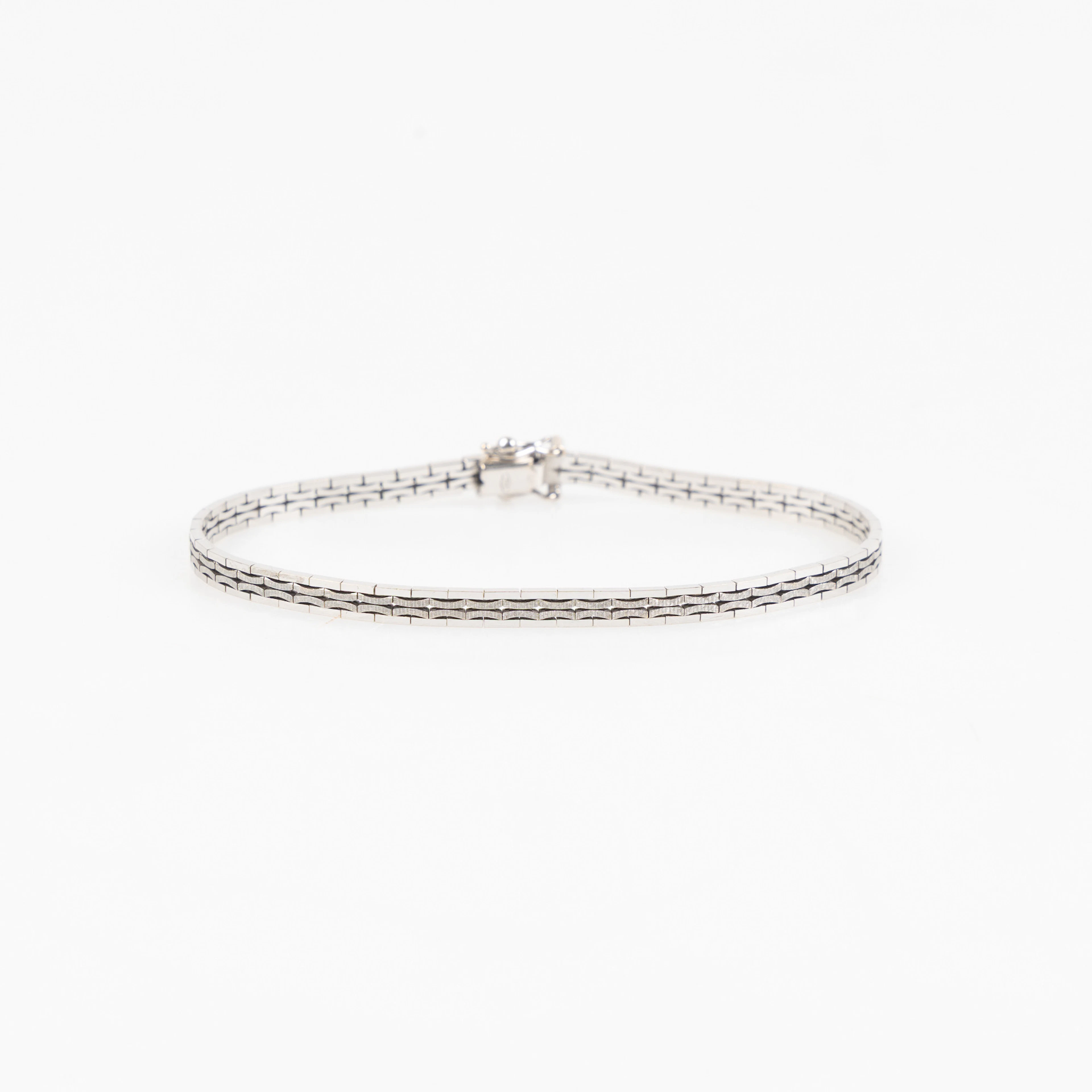 ARMBAND, 18K vitguld.