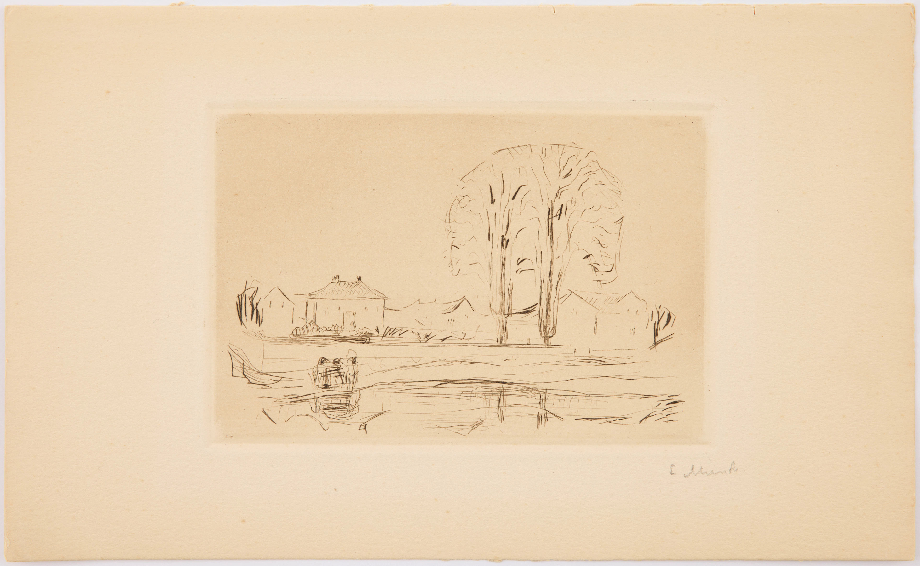 EDVARD MUNCH (NORWAY 1863-1944). "From Åsgårdstrand (Fra Åsgårdstrand)".