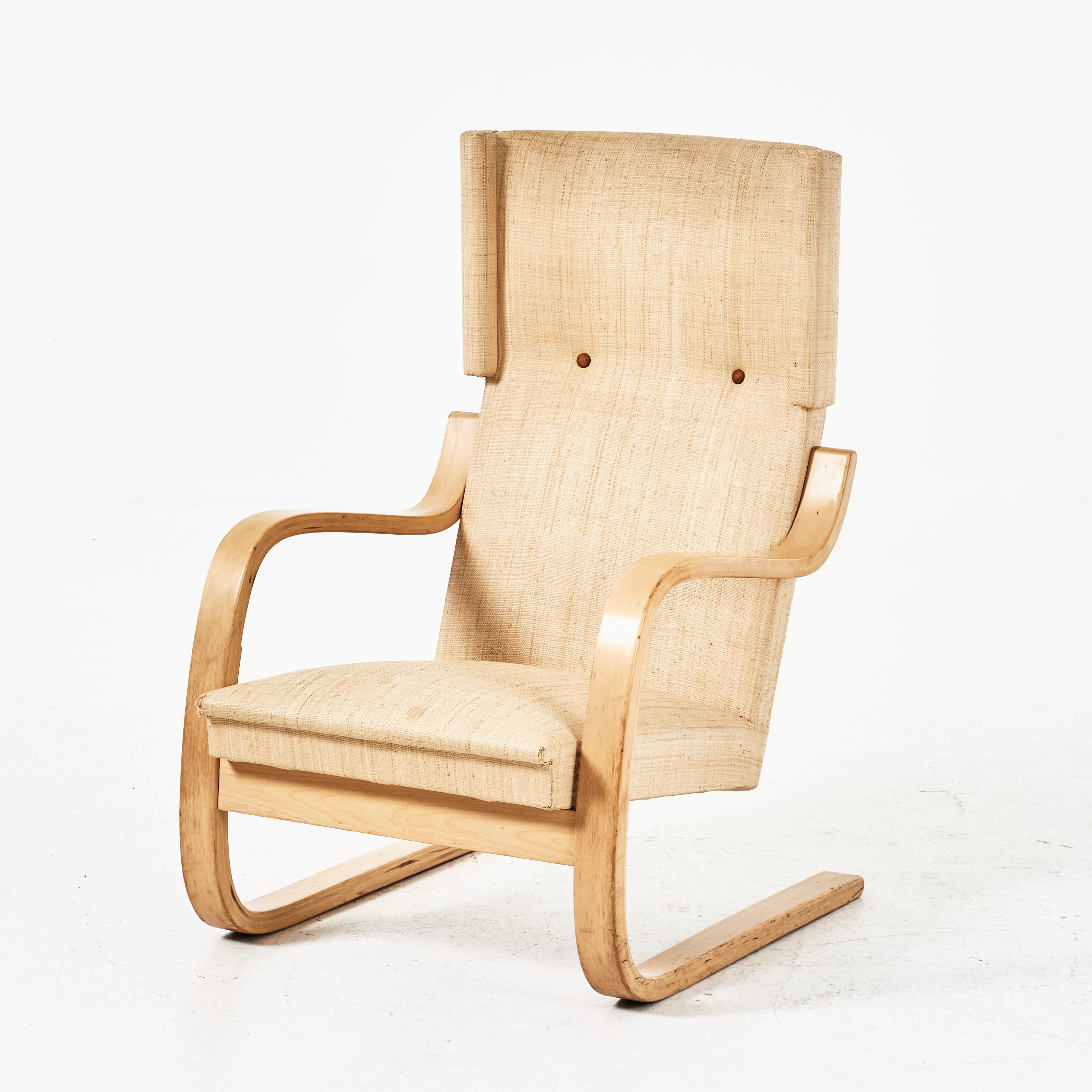 ALVAR AALTO. Fåtölj, modell nr 401, Artek, 1900-talets senare del.