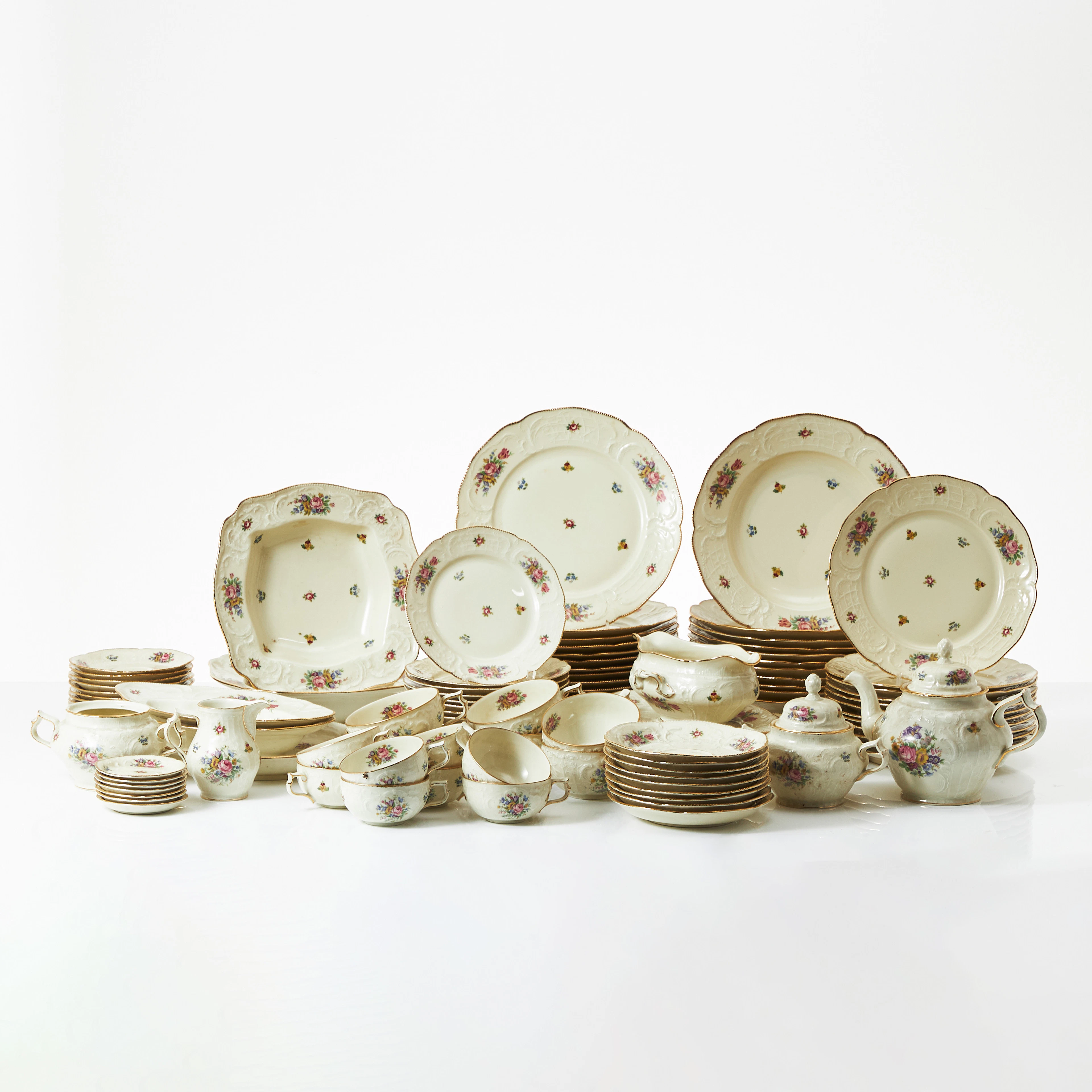 ROSENTHAL, "Sanssouci", mat- kaffe- och terservis, 81 dlr, Tyskland